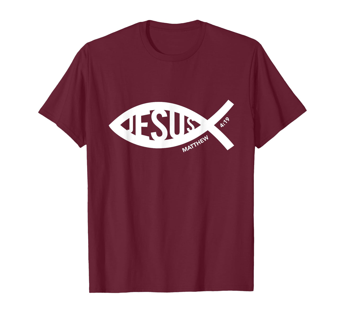 Jesus Fish Symbol Christian T-Shirt T-Shirt