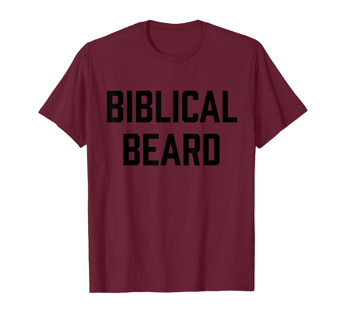 Mens Christian Biblical Beard T-Shirt