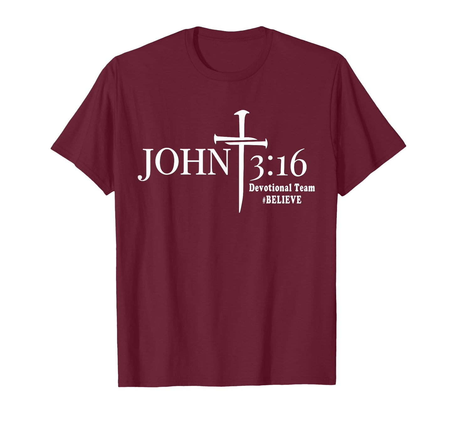 John 3 16 Devotional Team God Christian T-Shirt
