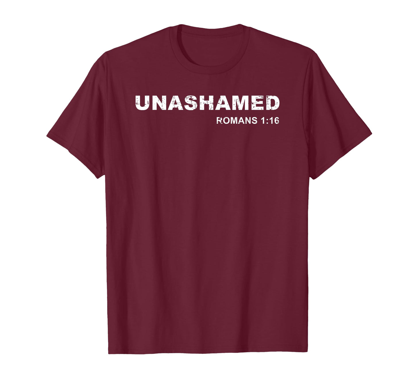 Unashamed Romans 1:16 Christian Tee Bible Study Lover T-Shirt