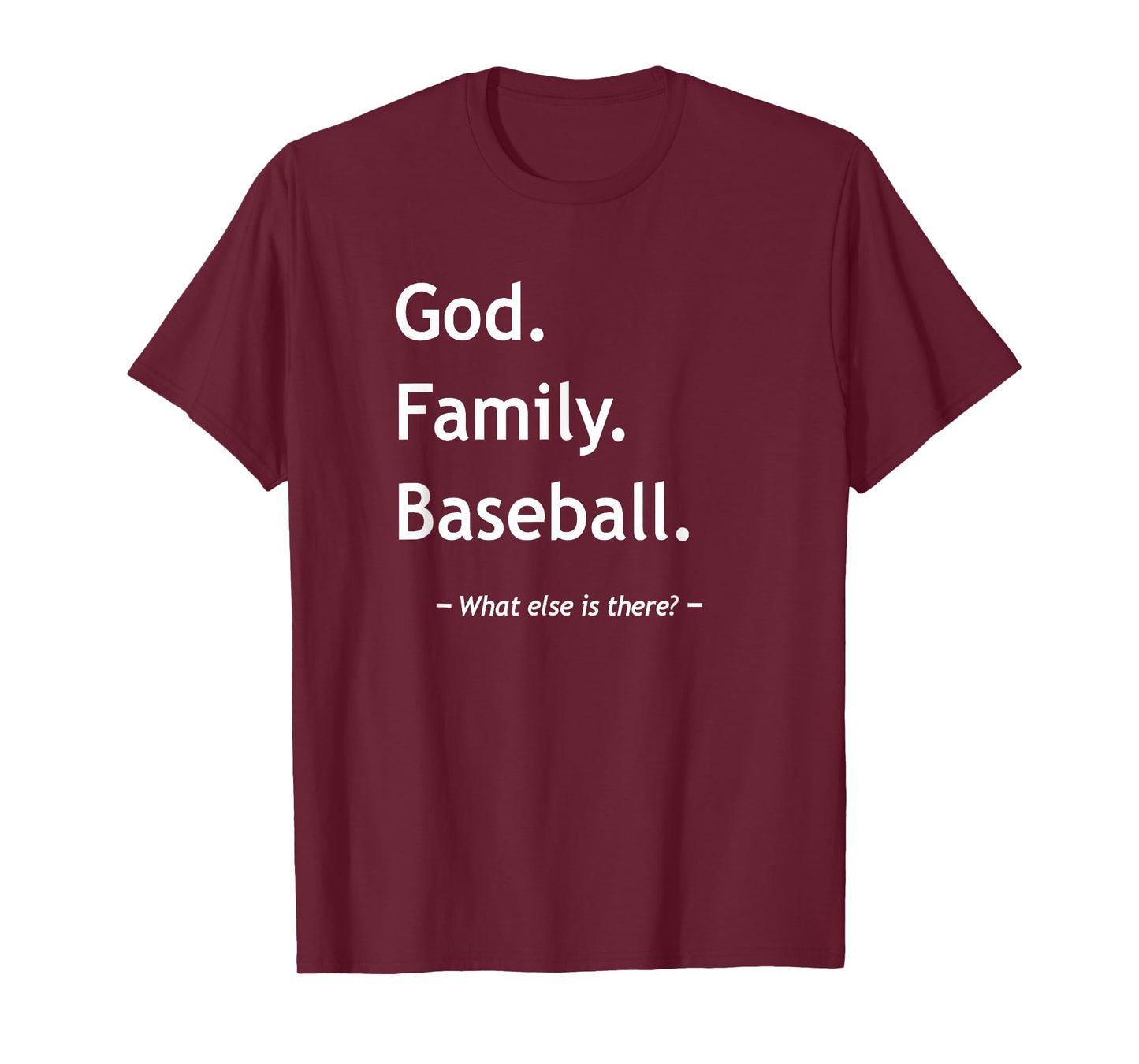 Christian Faith God Family Baseball Jesus Christianity T-Shirt
