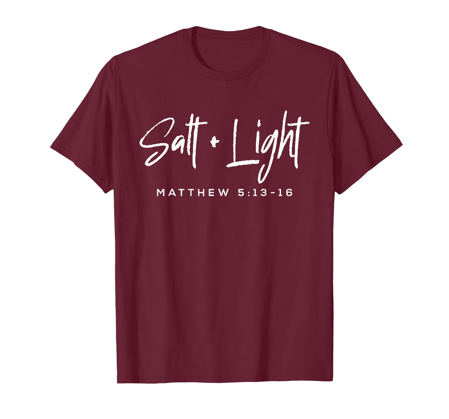 Salt Light Christmas Matthew 5 13-16 Bible Christian T-Shirt