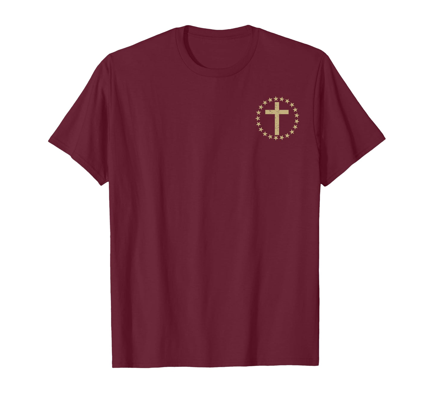 One Nation Under God Jesus Christian Cross Faith Bible Pray T-Shirt