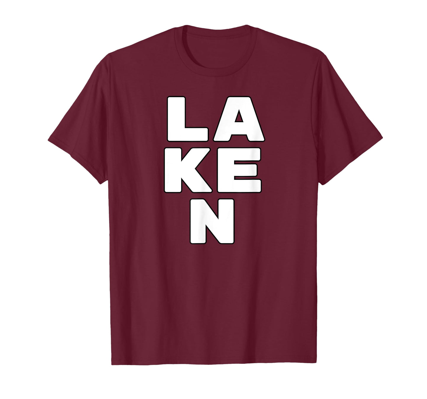 LAKEN Personalized Retro Girls Custom LAKEN Name T-Shirt