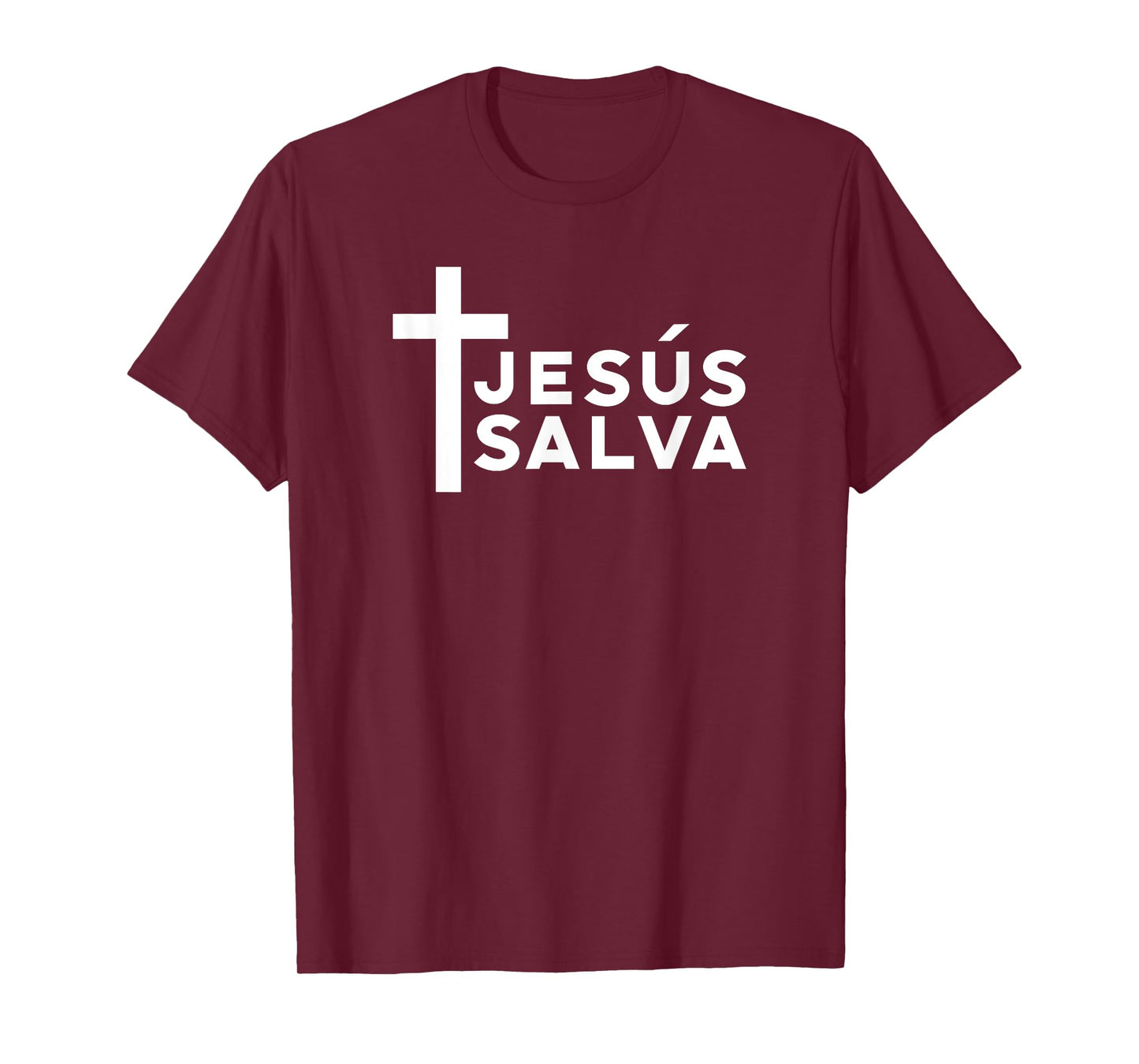 Jesus Saves Minimal Christian Spanish Language T-Shirt