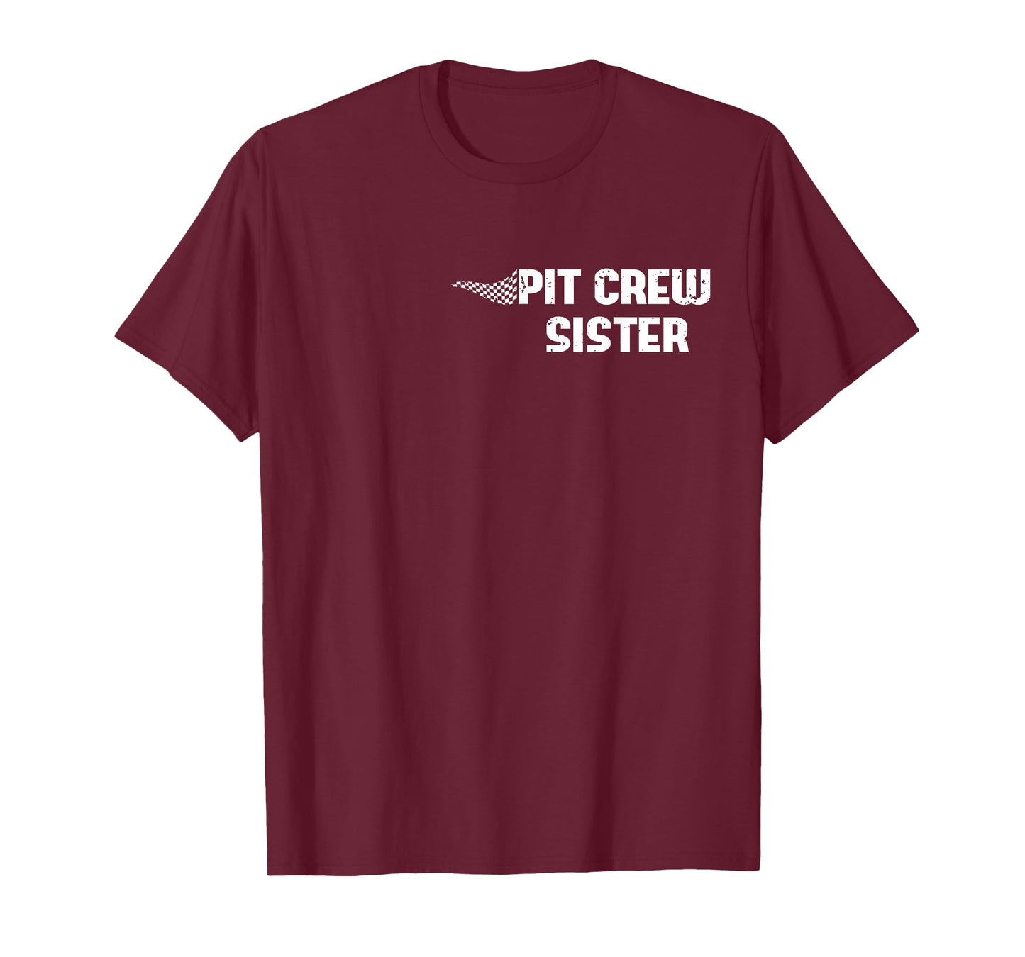 Pit Crew Sister Racing Car Family Matching Birthday Party T-Shirt