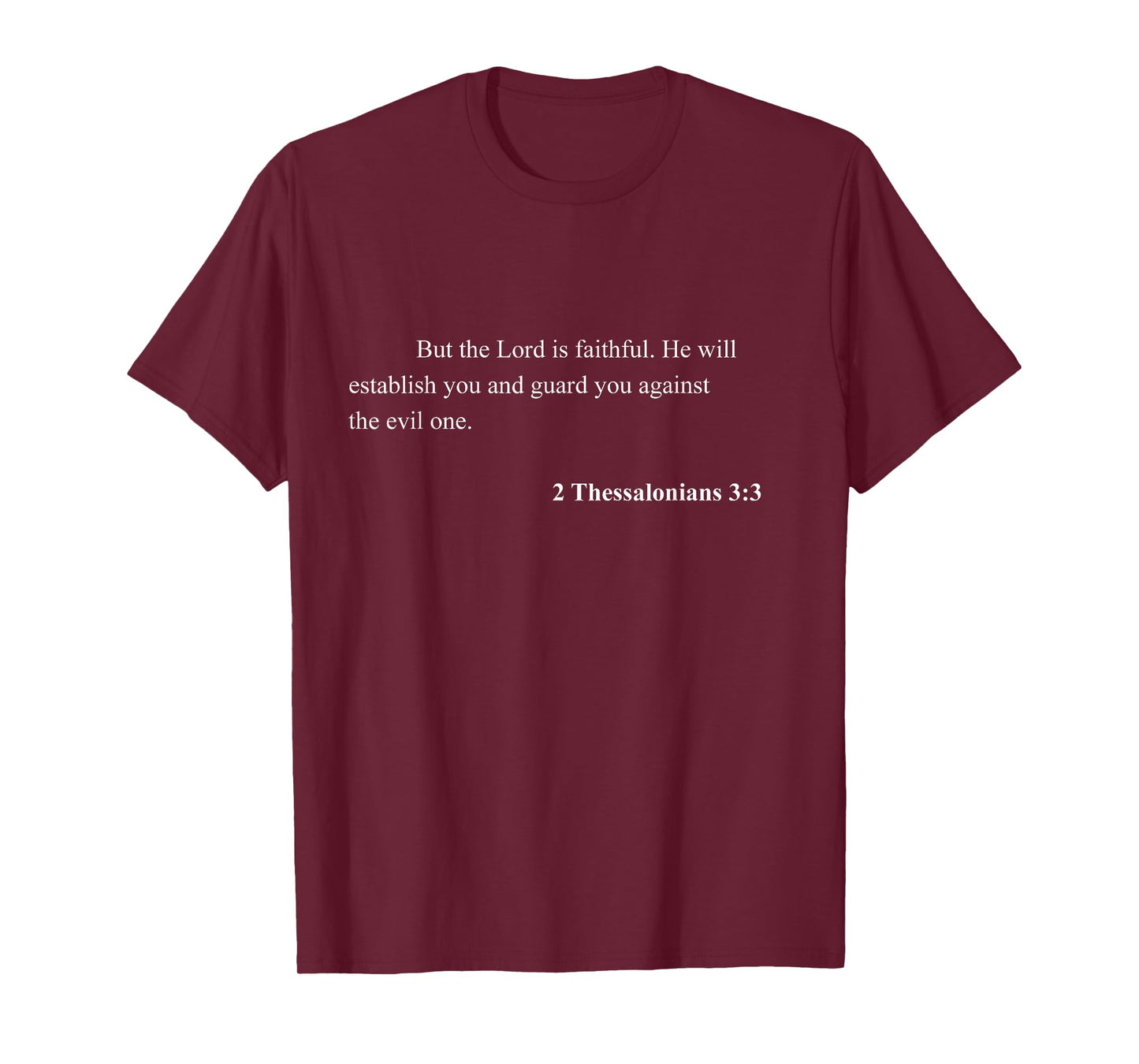 Bible Verse 2 Thessalonians 3:3 Christian Jesus Psalm T-Shirt