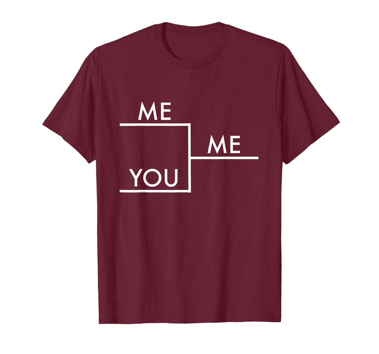 Me Vs. You I Win Funny I'm Better Than You Joke Deluxe T-Shirt