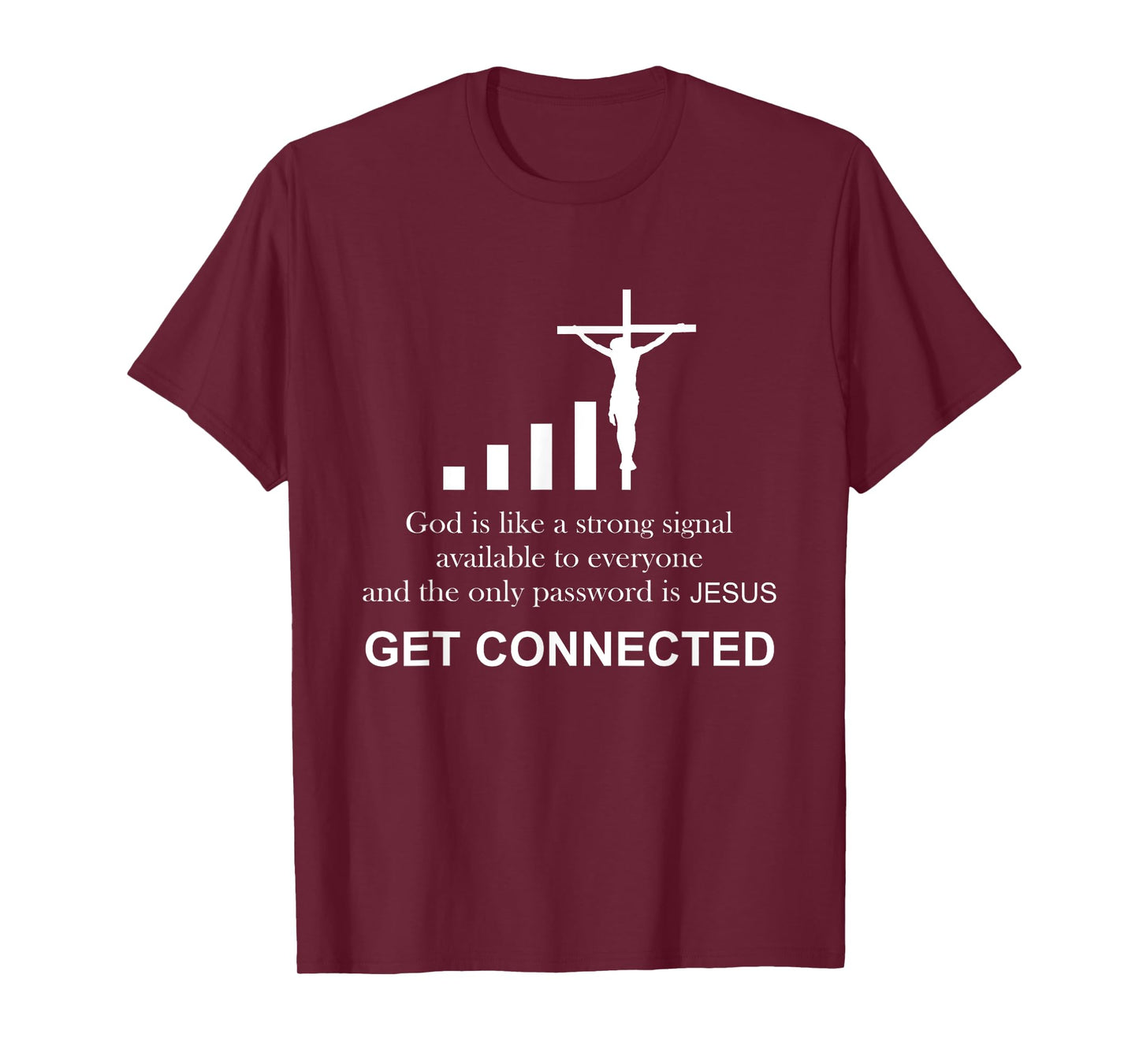 Catholic Priest | Funny Gift | Get Connected Cross T-Shirt