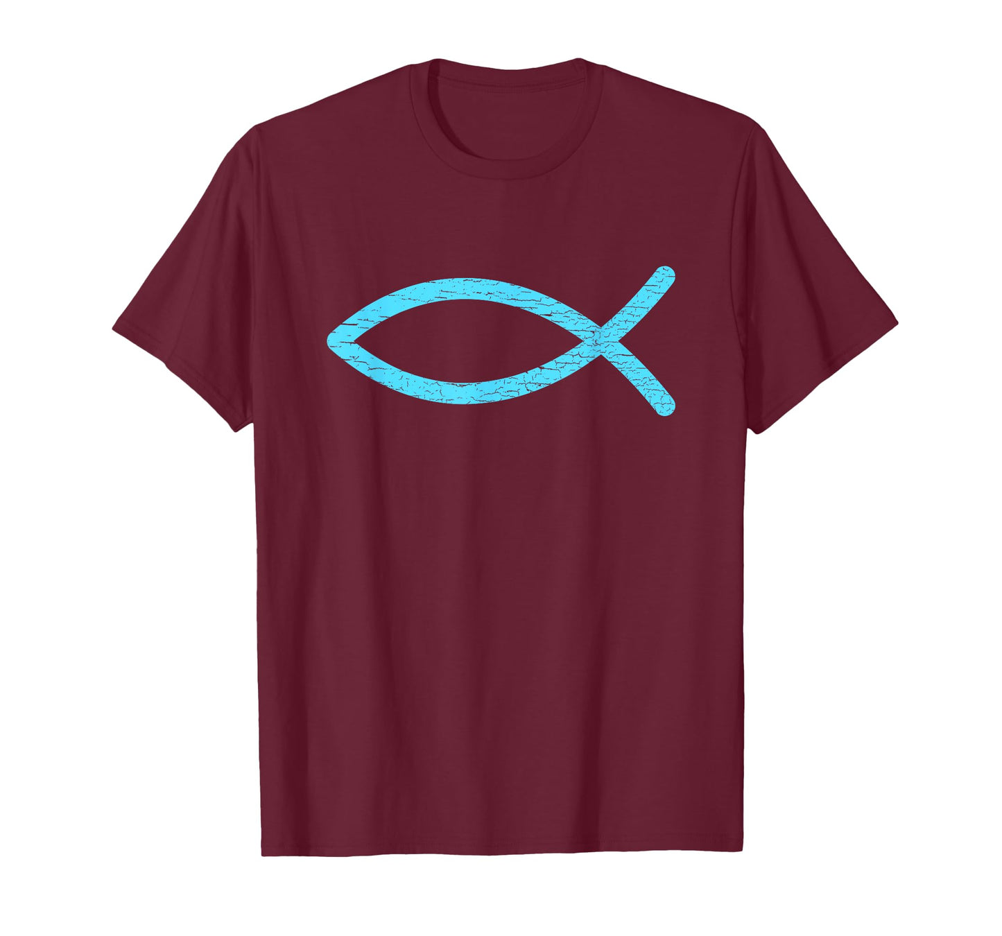 Christian Symbol Jesus Fish Ichthys Ixoye Religious Gifts T-Shirt