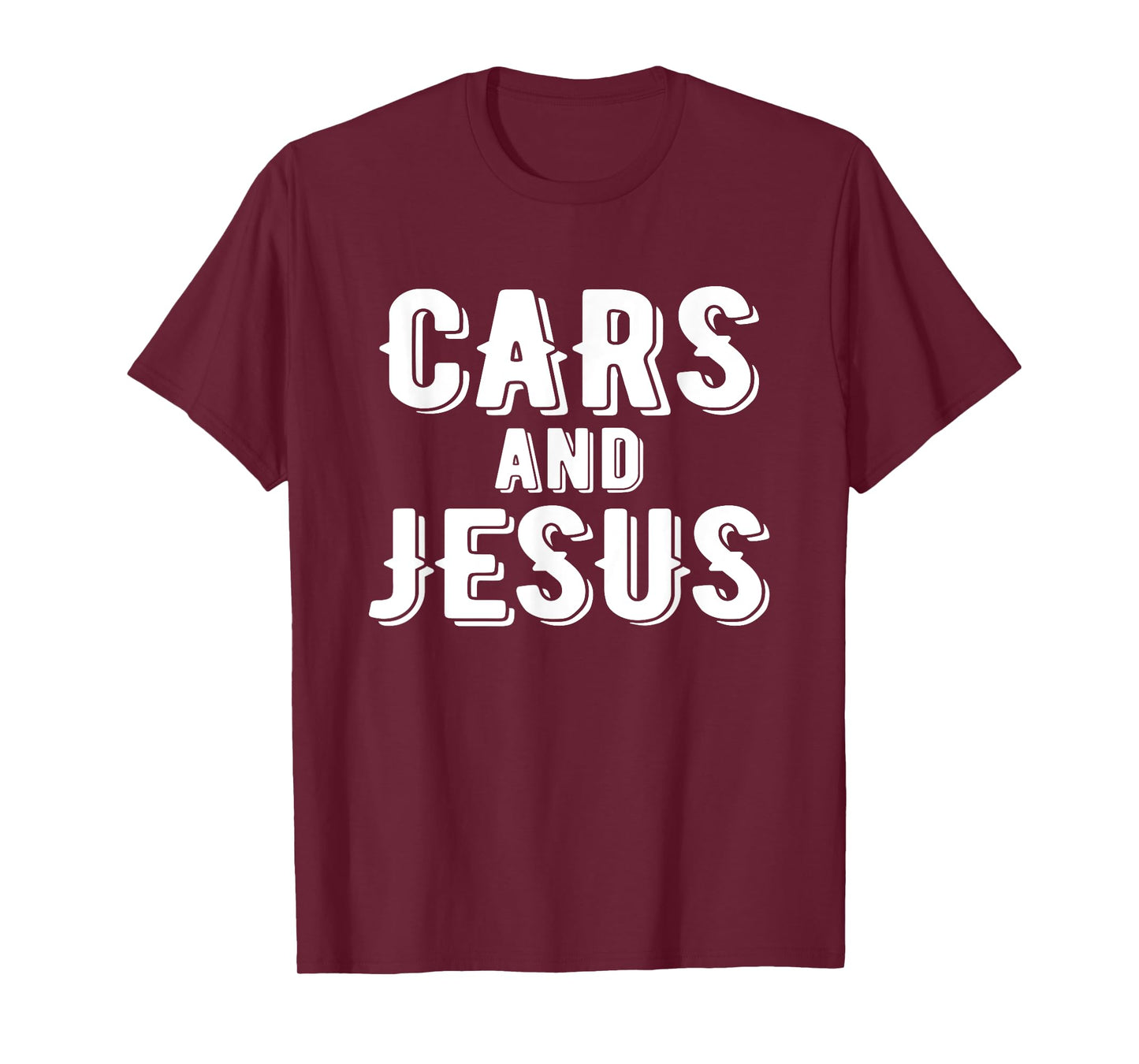 CARS AND JESUS T-SHIRT, Christian Car Lover Gift T-Shirt