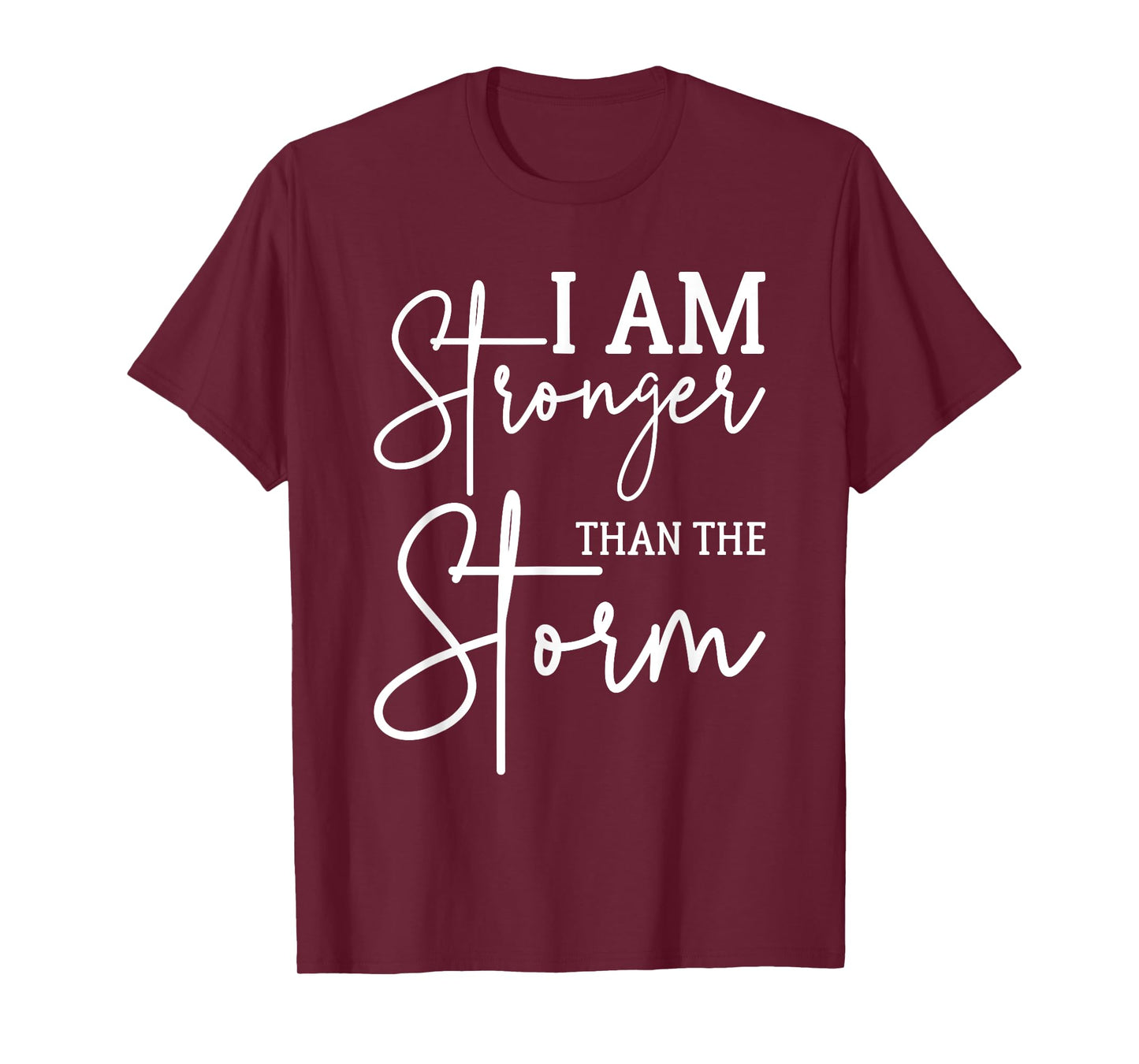 I am stronger than the storm christian faith bible verses T-Shirt