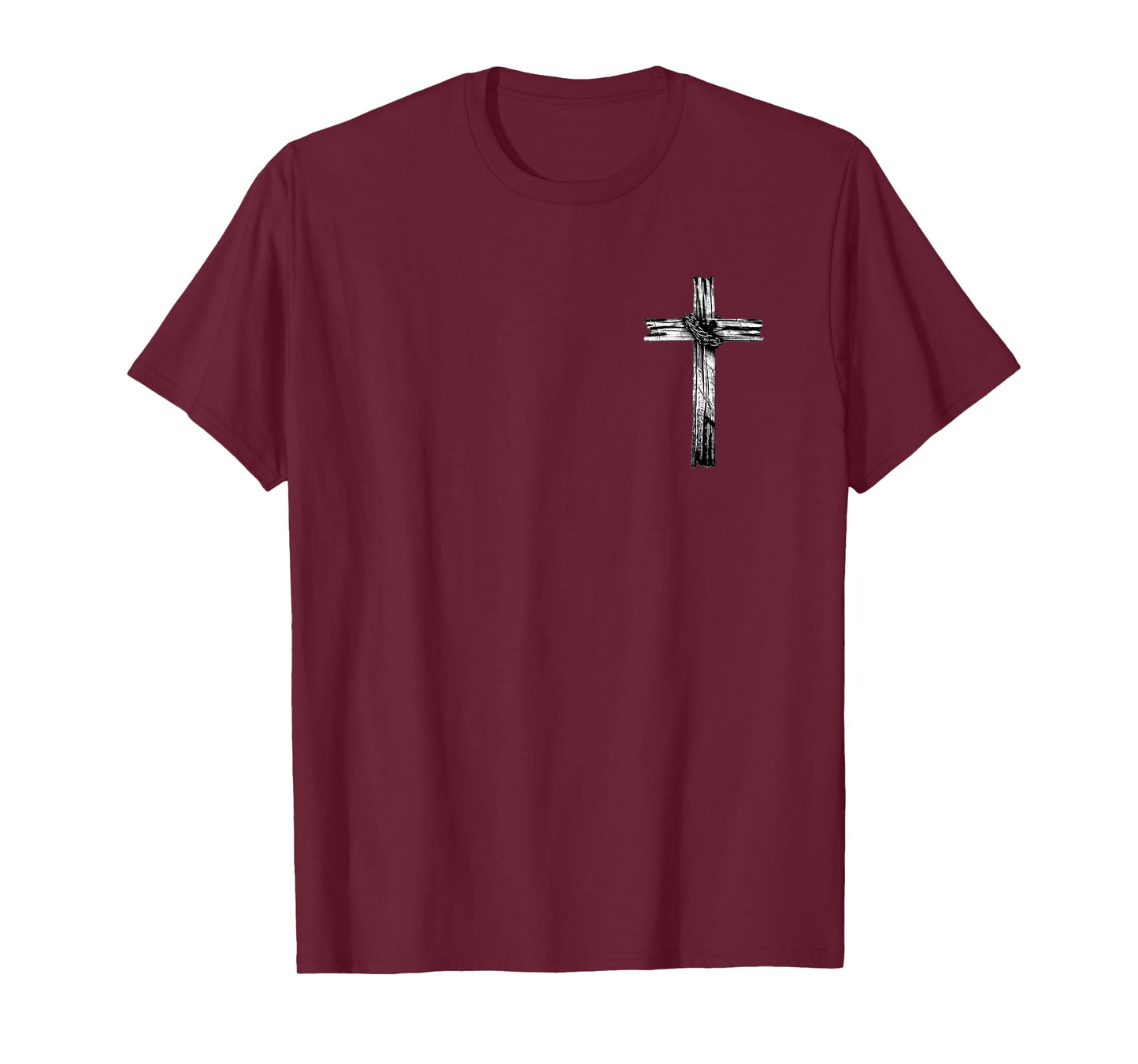 John 3:16 Christian Cross Bible Front and Back T-Shirt