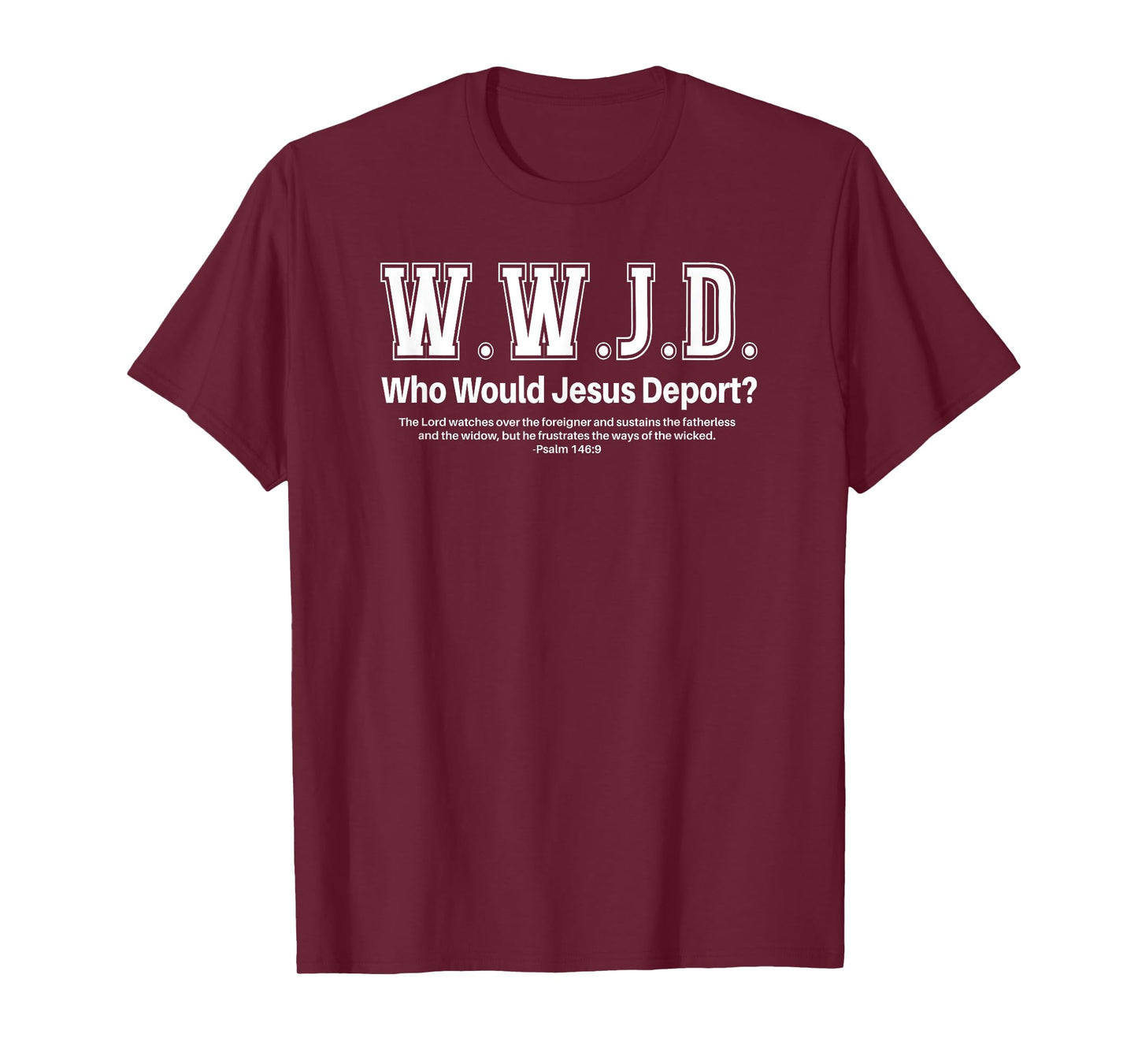 WWJD Who Would Jesus Deport? T-Shirt