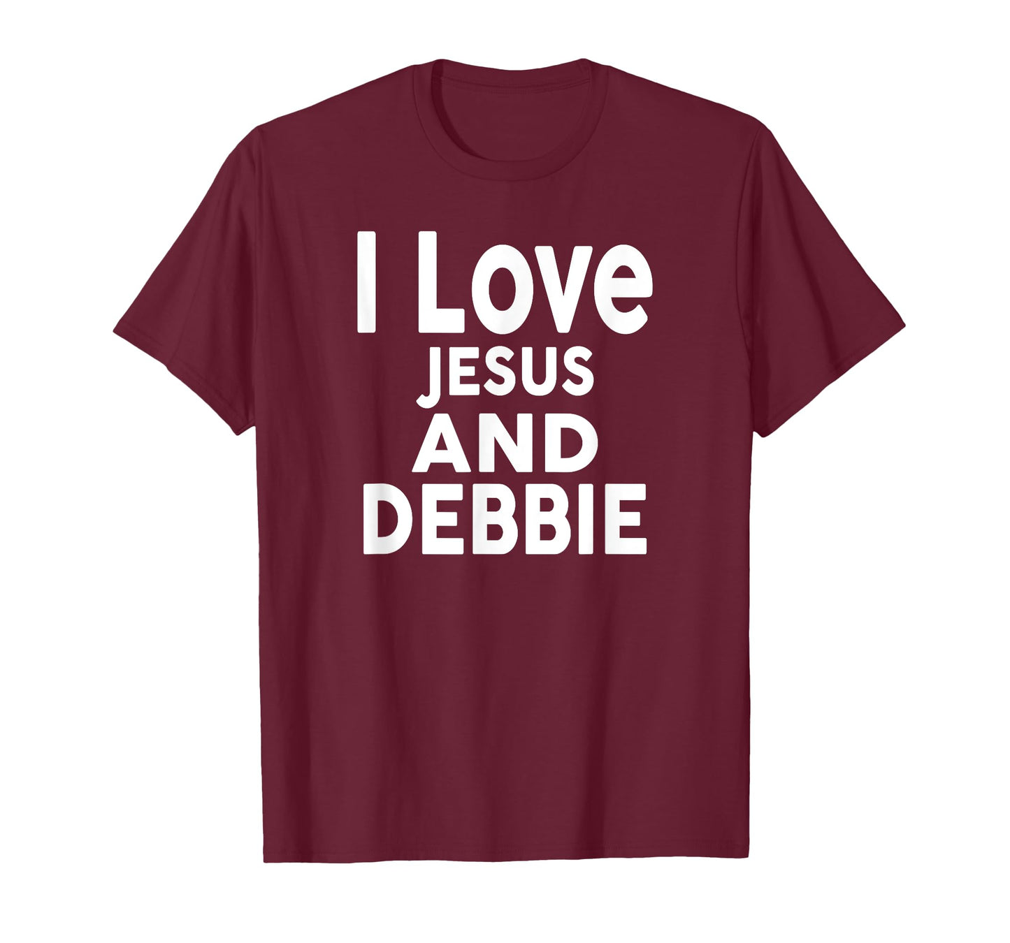 I Love Jesus and DEBBIE T-Shirt Name DEBBIE T-Shirt