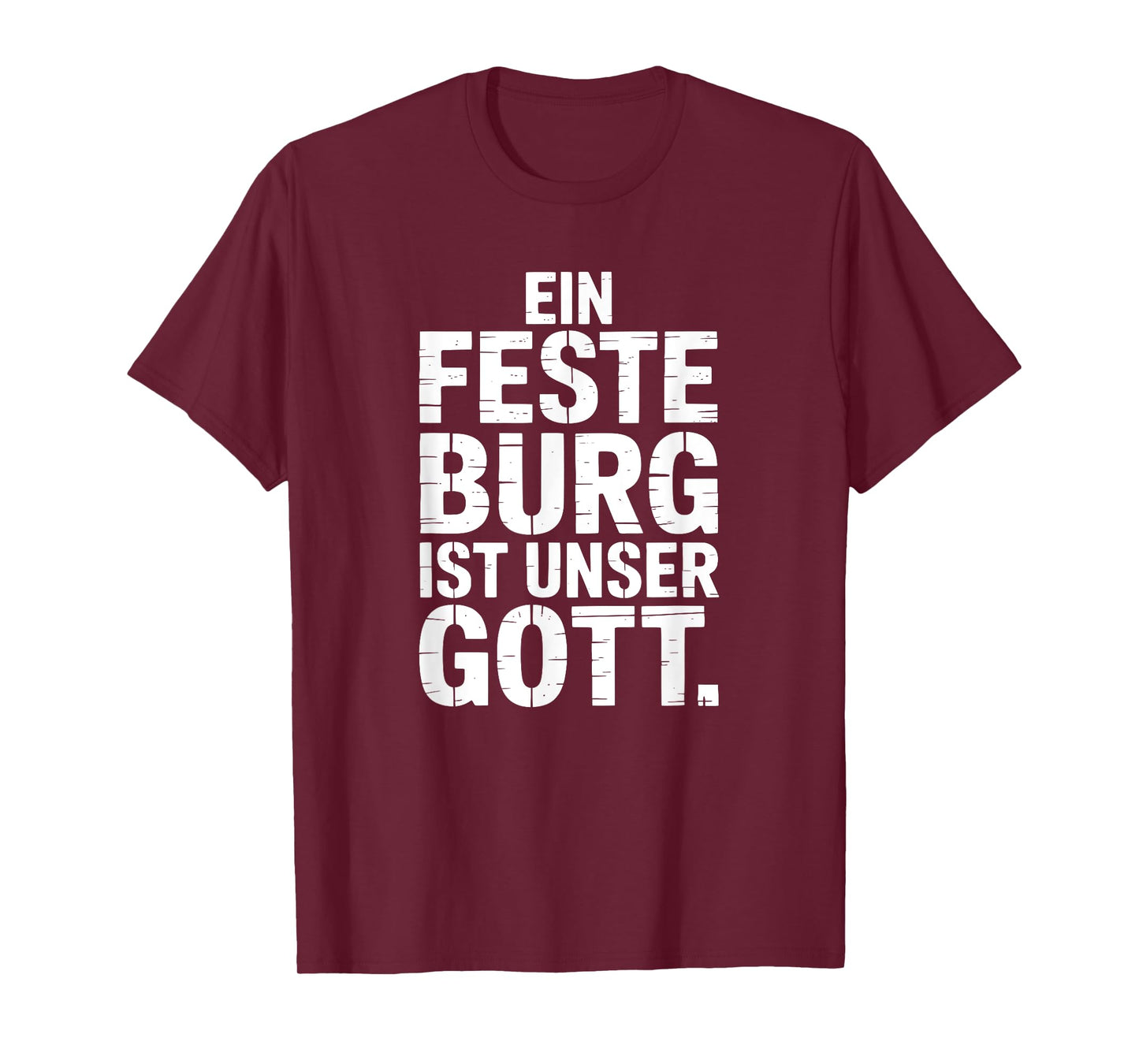 A Mighty Fortress is Our God German Lutheran Distressed T-Shirt