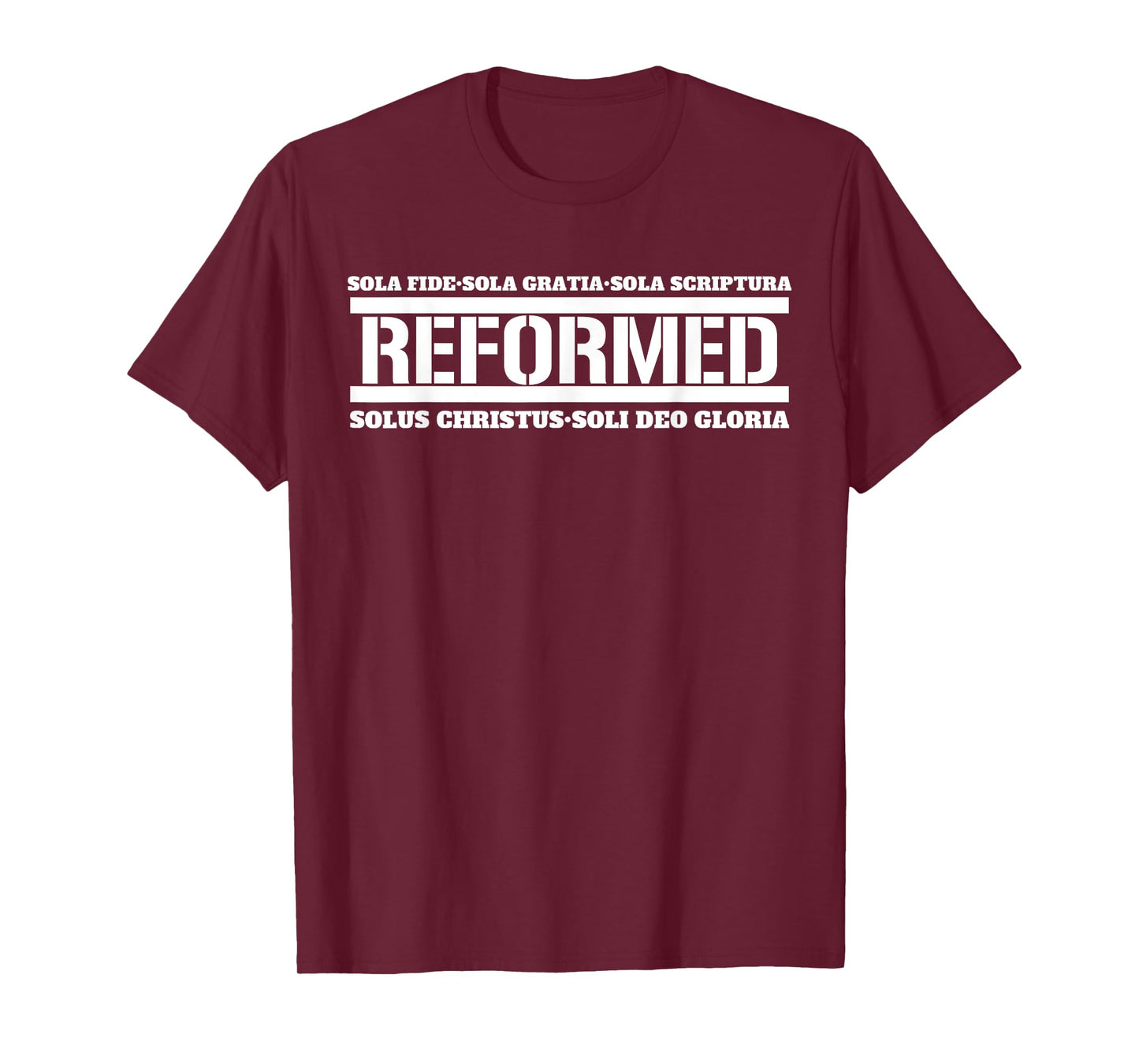 Five Solas of the Reformation Reformed T-Shirt T-Shirt