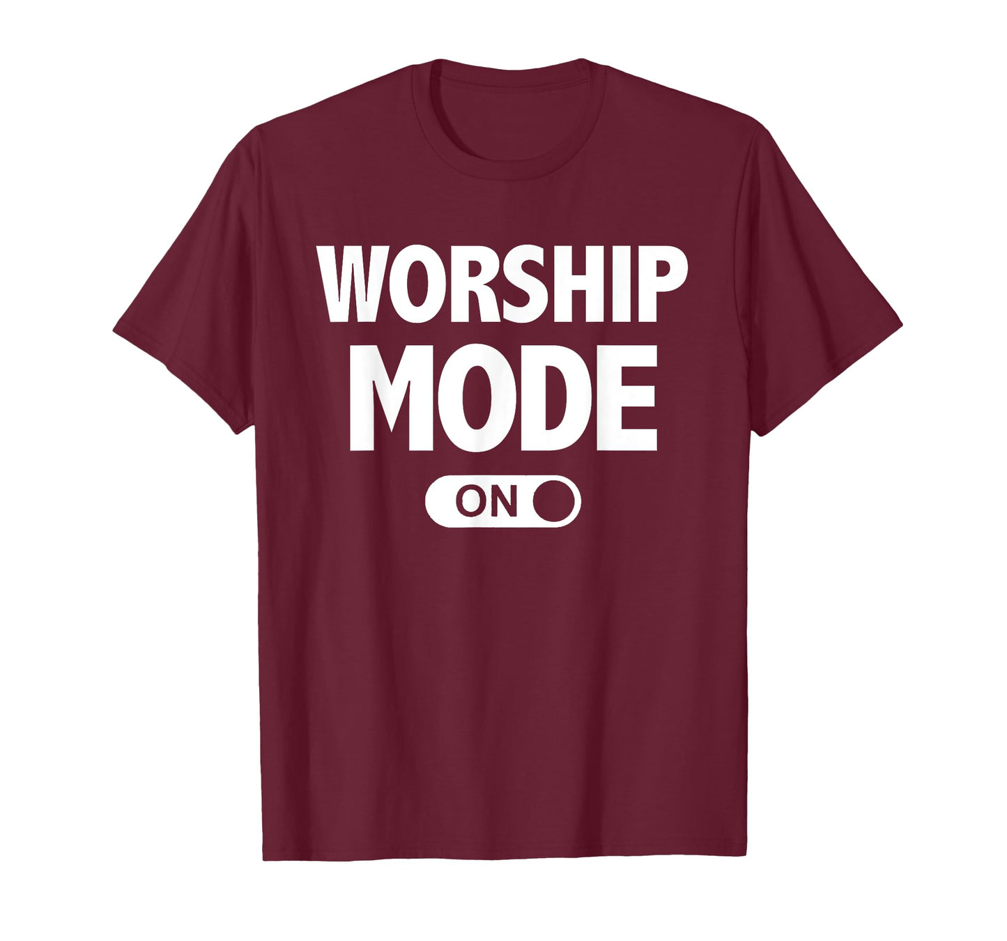 Christian Praise & Worship T-Shirts Worship Mode On T-Shirt