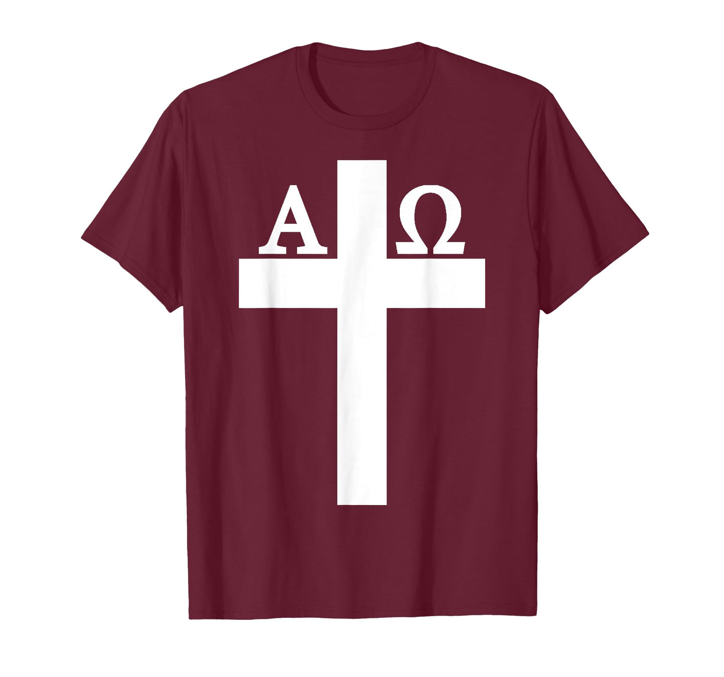 Alpha Omega Jesus Christ Cross God Bible Christianity Gospel T-Shirt