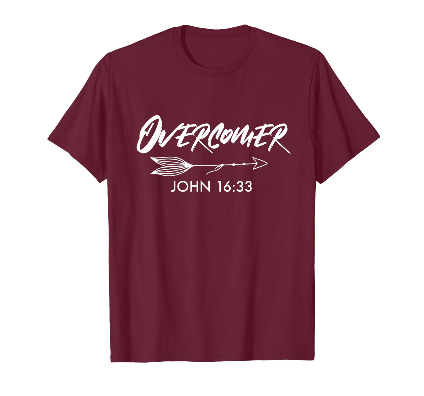 Overcomer | John 16:33 Christian Arrow T-Shirt