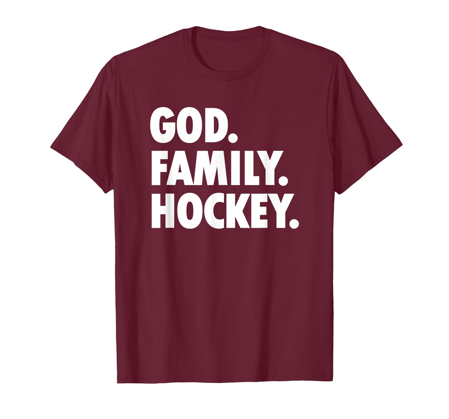 God Family Hockey - Novelty Faith T-Shirt