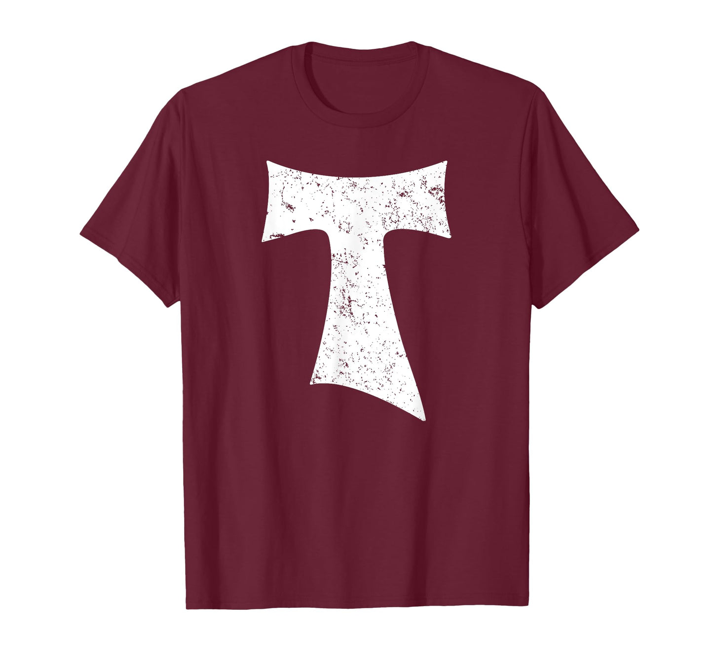 Tau Cross Franciscan Saint Anthony's Cross Catholic T-Shirt