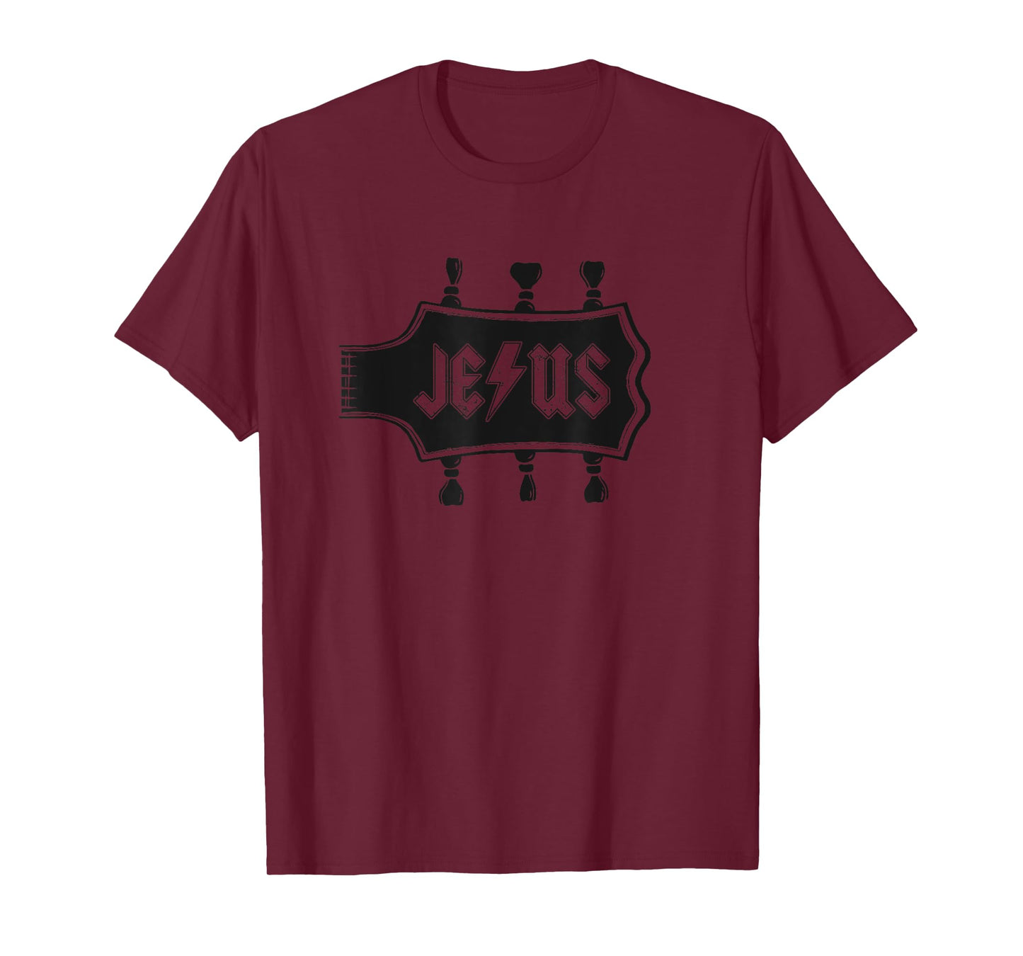 Jesus Rock and Roll Christian Music Worship Bible Verse T-Shirt