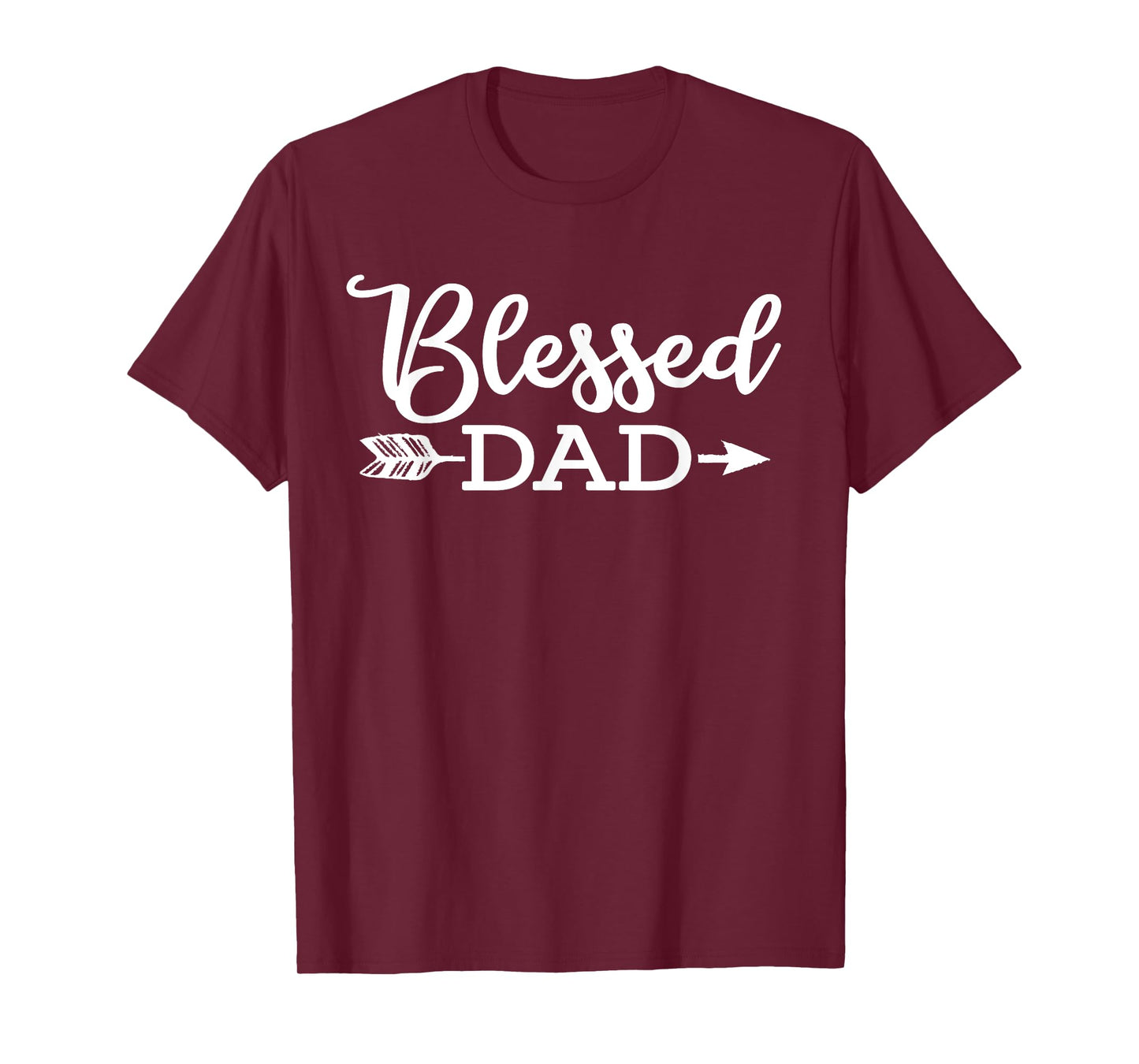 Blessed Dad Religious Jesus Christian Faith Church Papa Gift T-Shirt