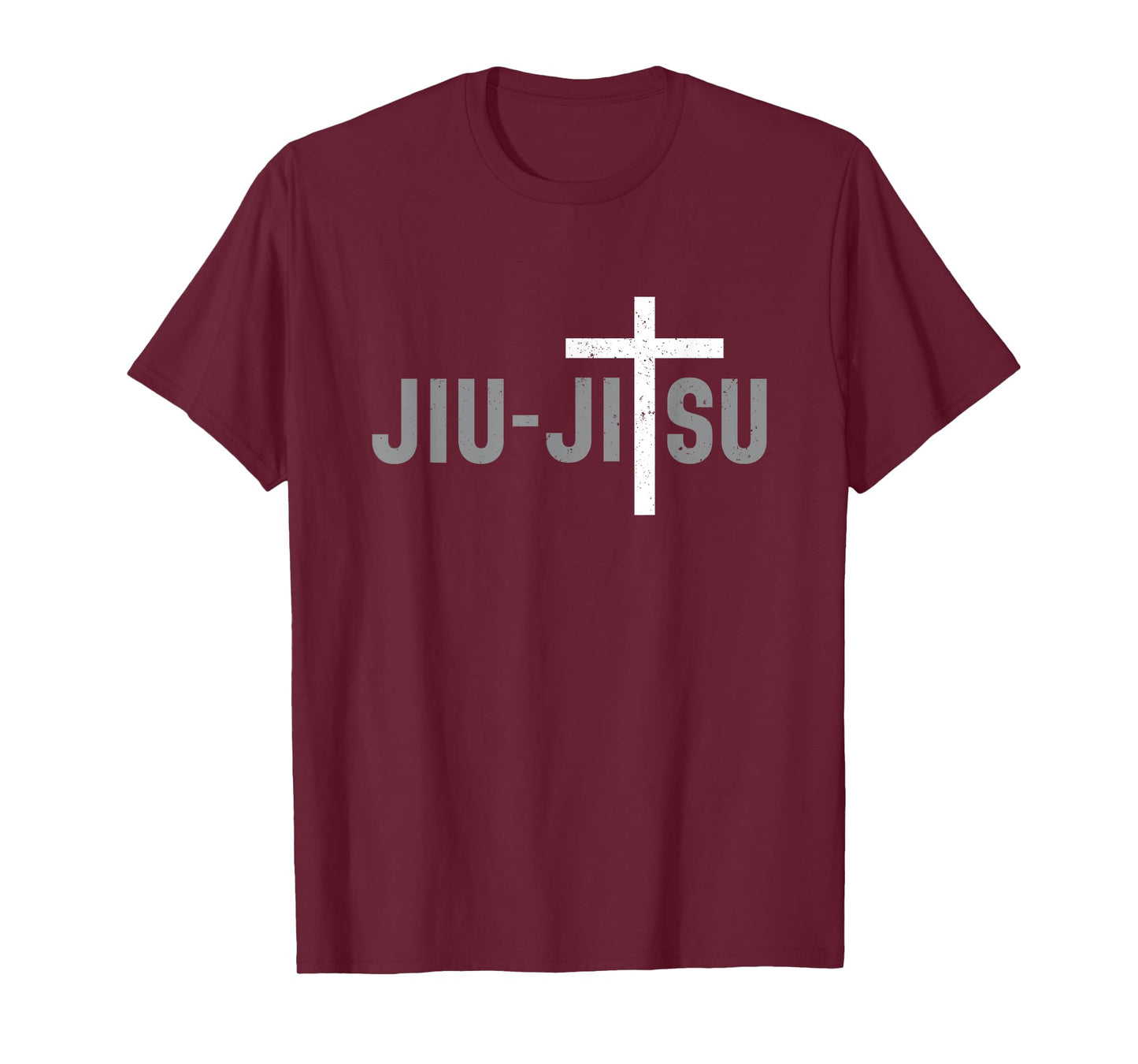 Jiu Jitsu Christian Cross Men Boys T-Shirt