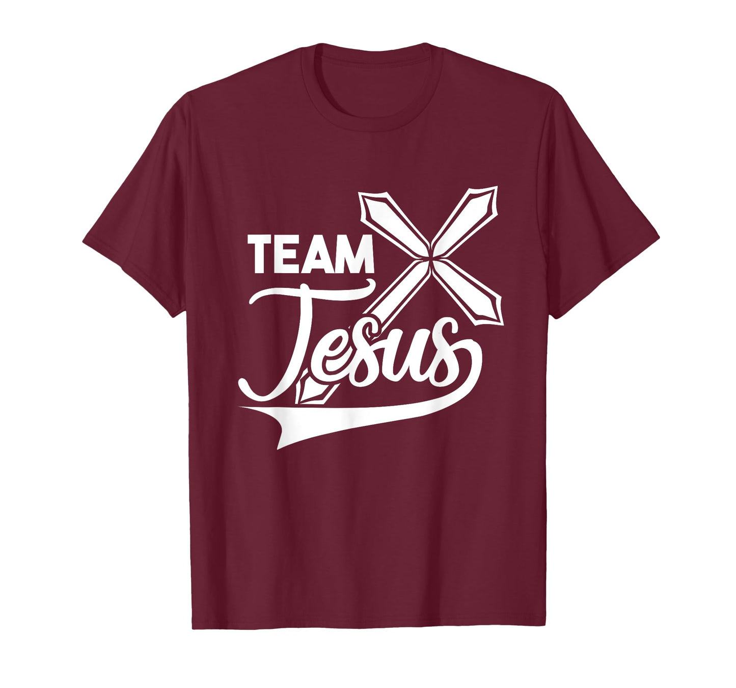 Sport Team Jesus Christian Faith Cross Christ Rise-Up T-Shirt
