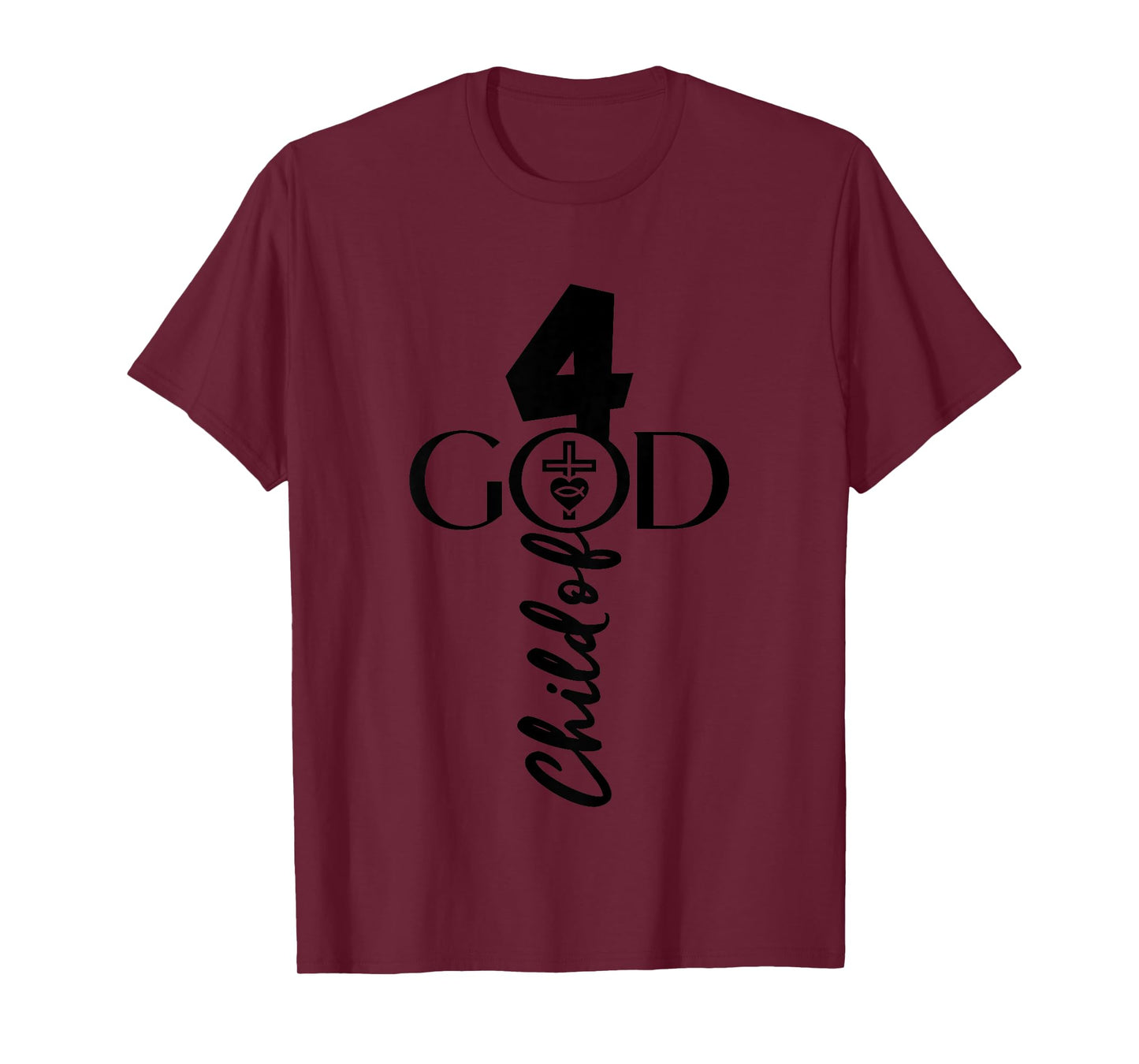 Christ GOD 4 Years Jesus 4th Birthday T-Shirt