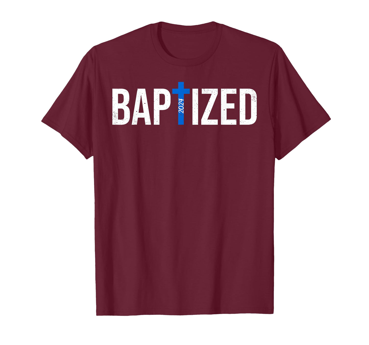 Baptized 2024 Christian Water Baptism Church Group Christ T-Shirt