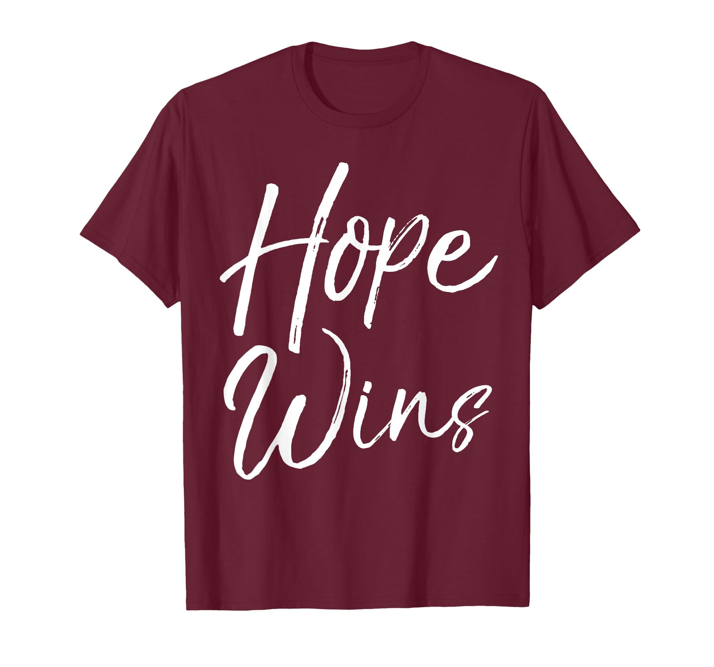 Hope Wins Shirt Vintage Inspirational Bold Christian T-Shirt T-Shirt