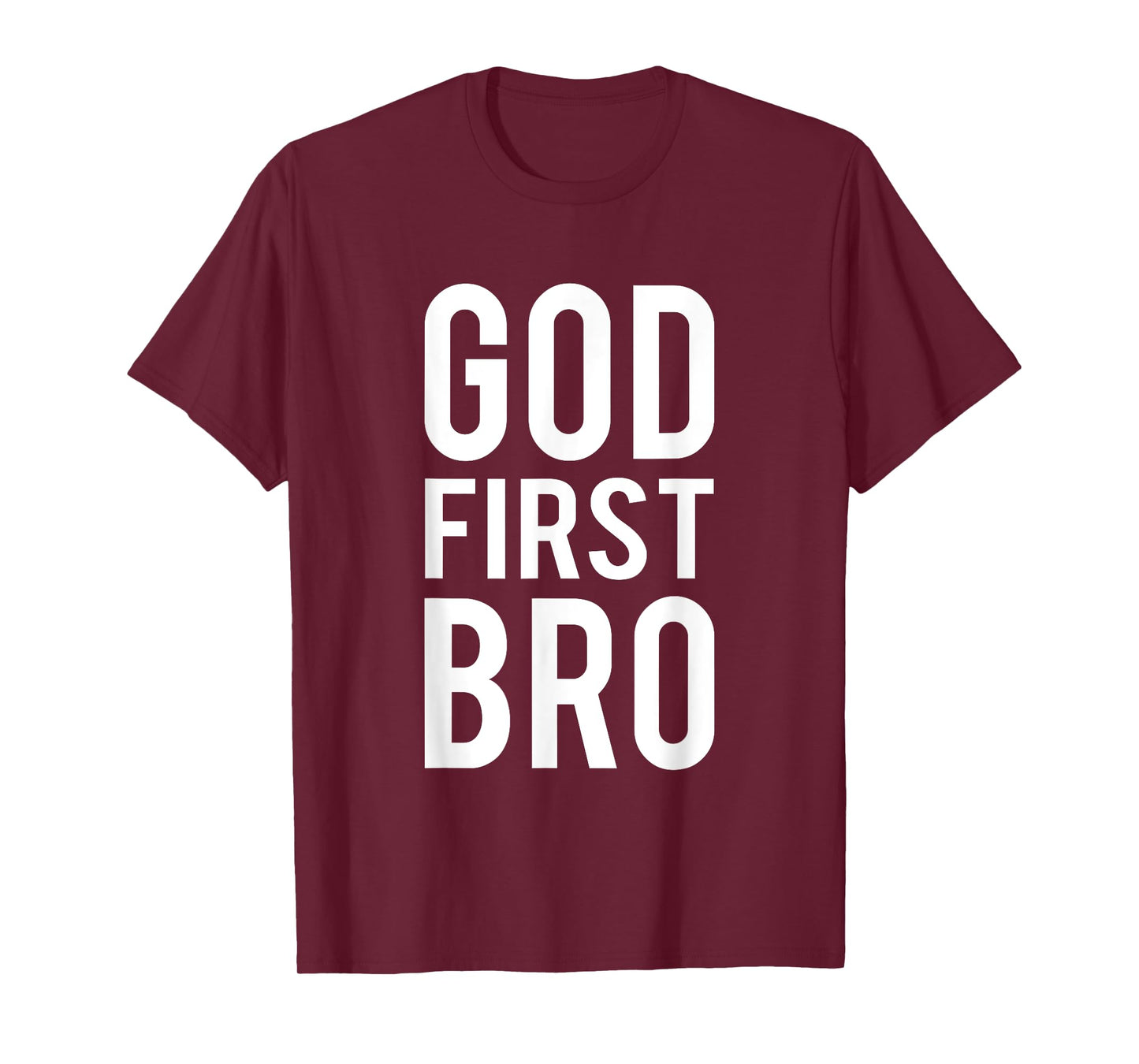 God First Bro Religious God Jesus Christian Faith Cross Lion T-Shirt