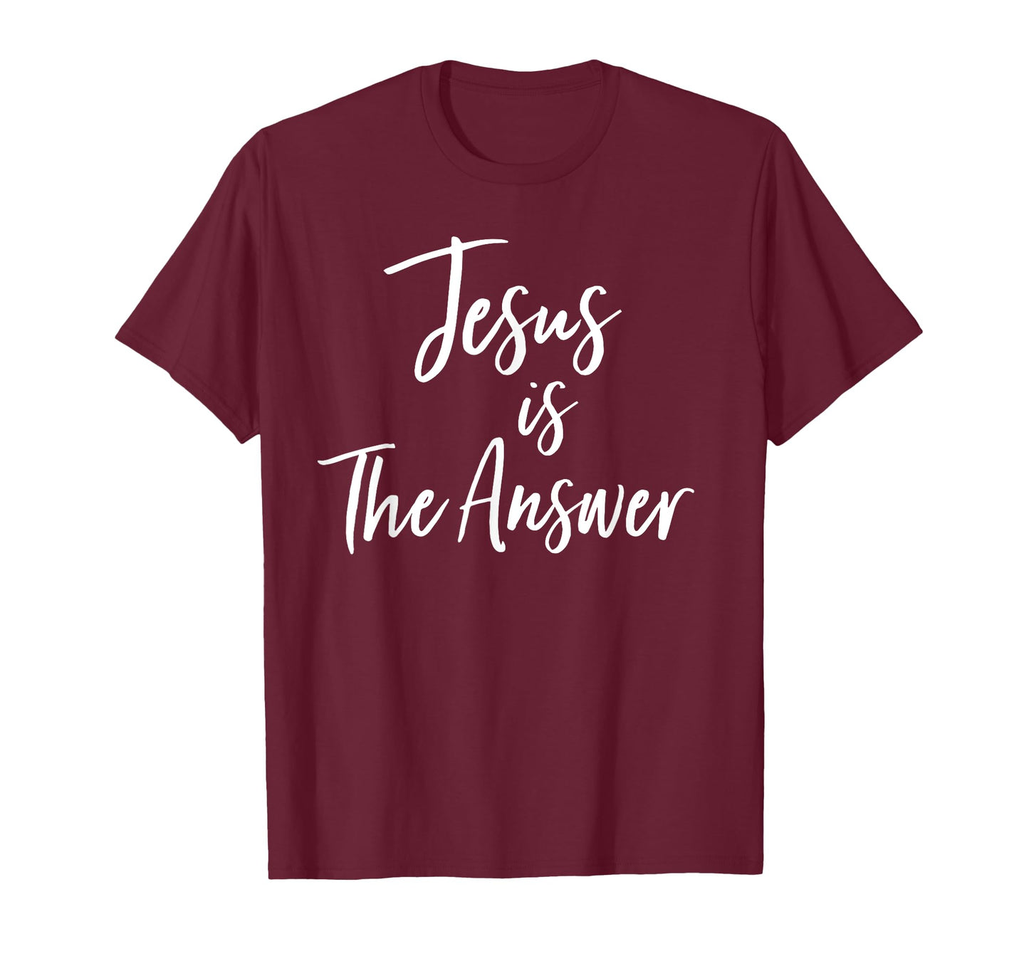 Jesus Is The Answer Grace Inspired Faith Vintage T Shirt