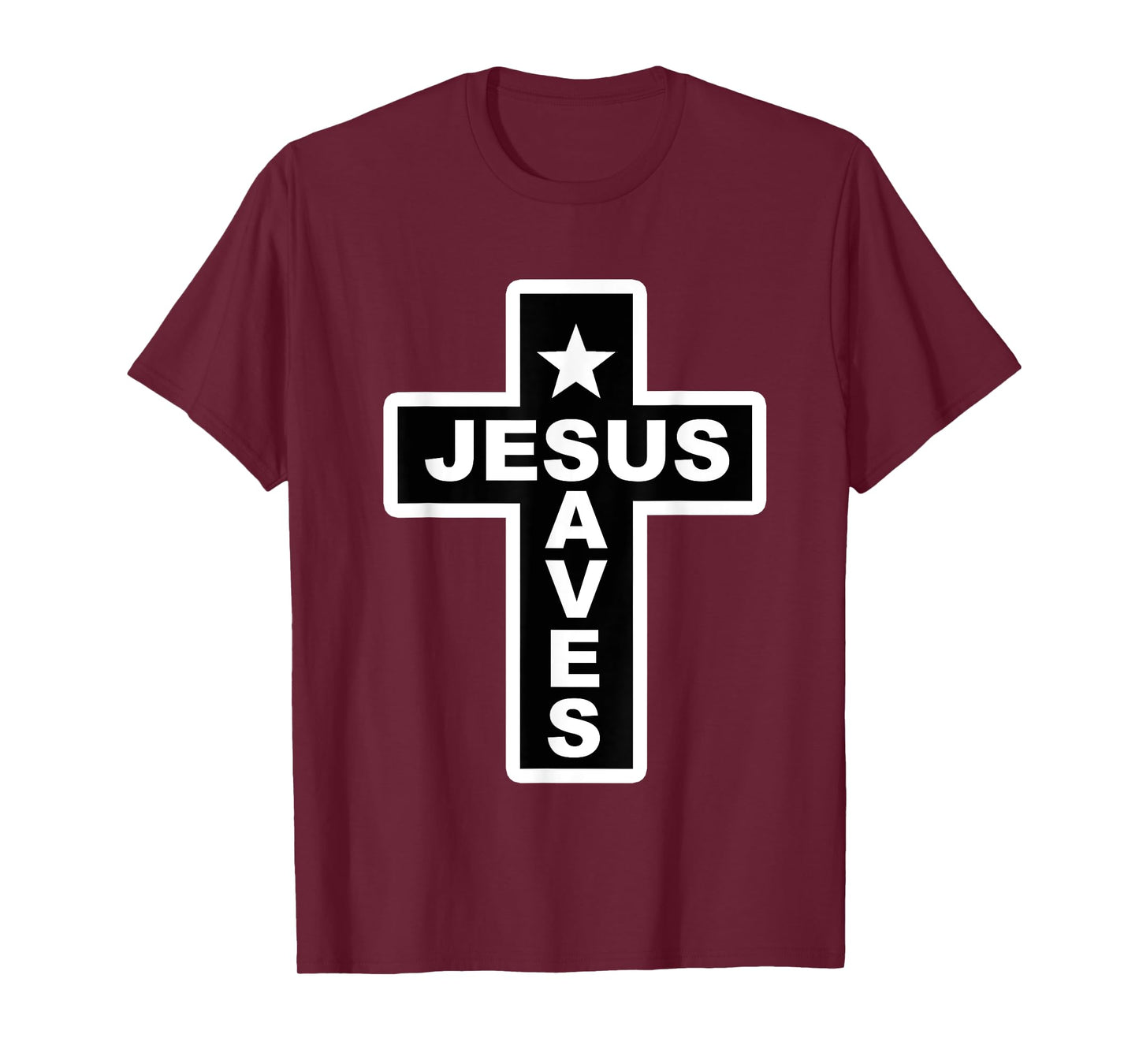 Jesus Saves Christian Faith Bible Cross T-Shirt