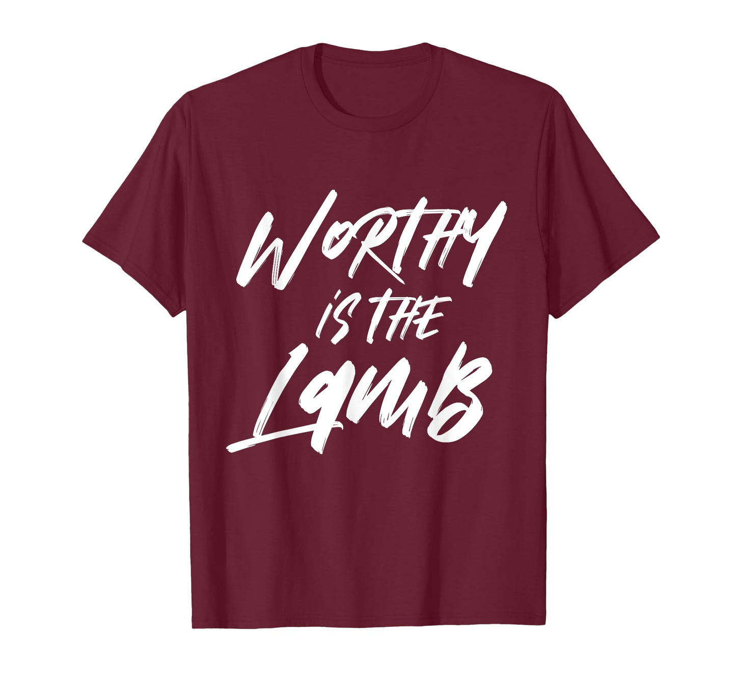 Worthy Is The Lamb Deluxe Encouraging Christian T-shirt T-Shirt