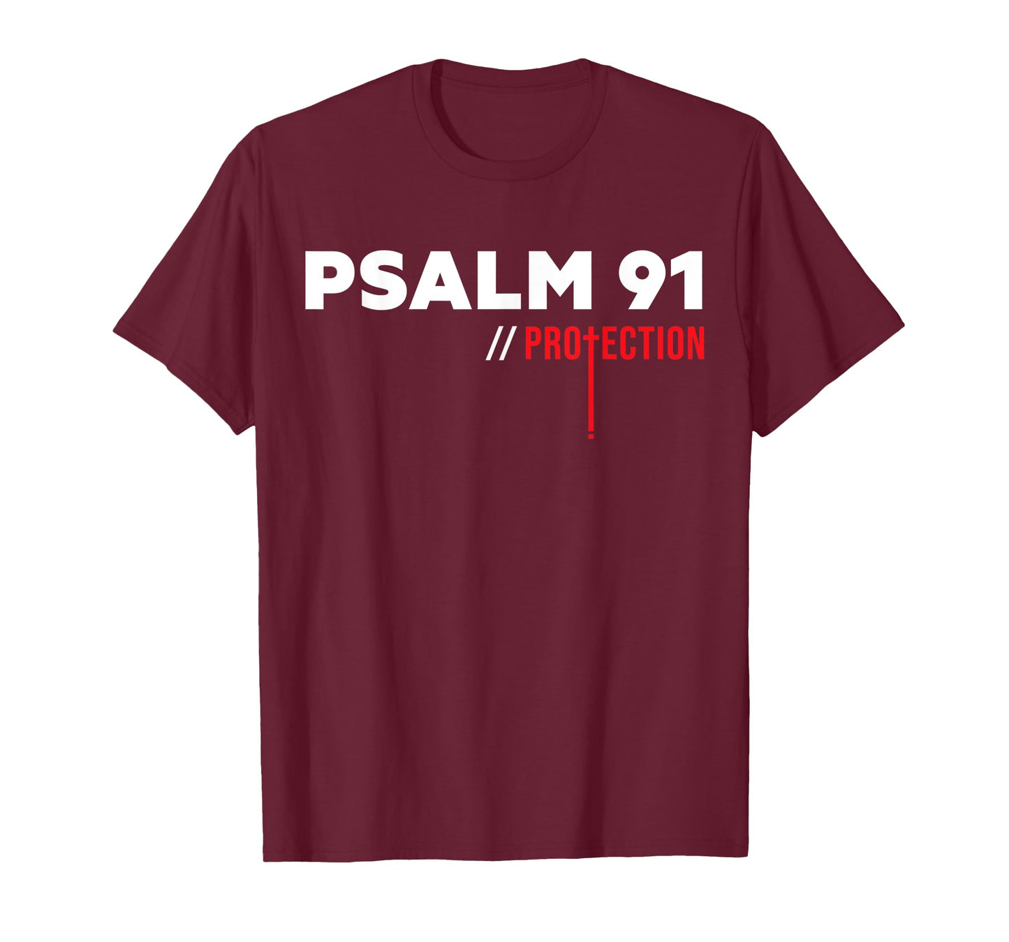 Funny Psalm 91 Protection Prayer For God Bible Verse T-Shirt