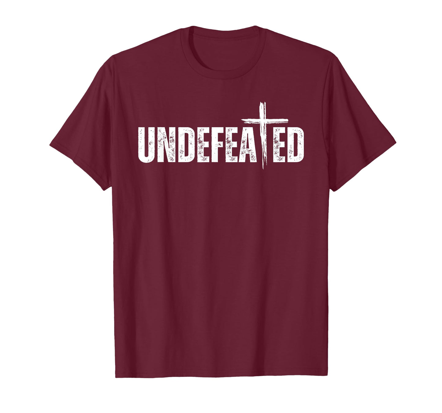 Undefeated Cross Christian Evangelical Jesus He Is Risen T-Shirt