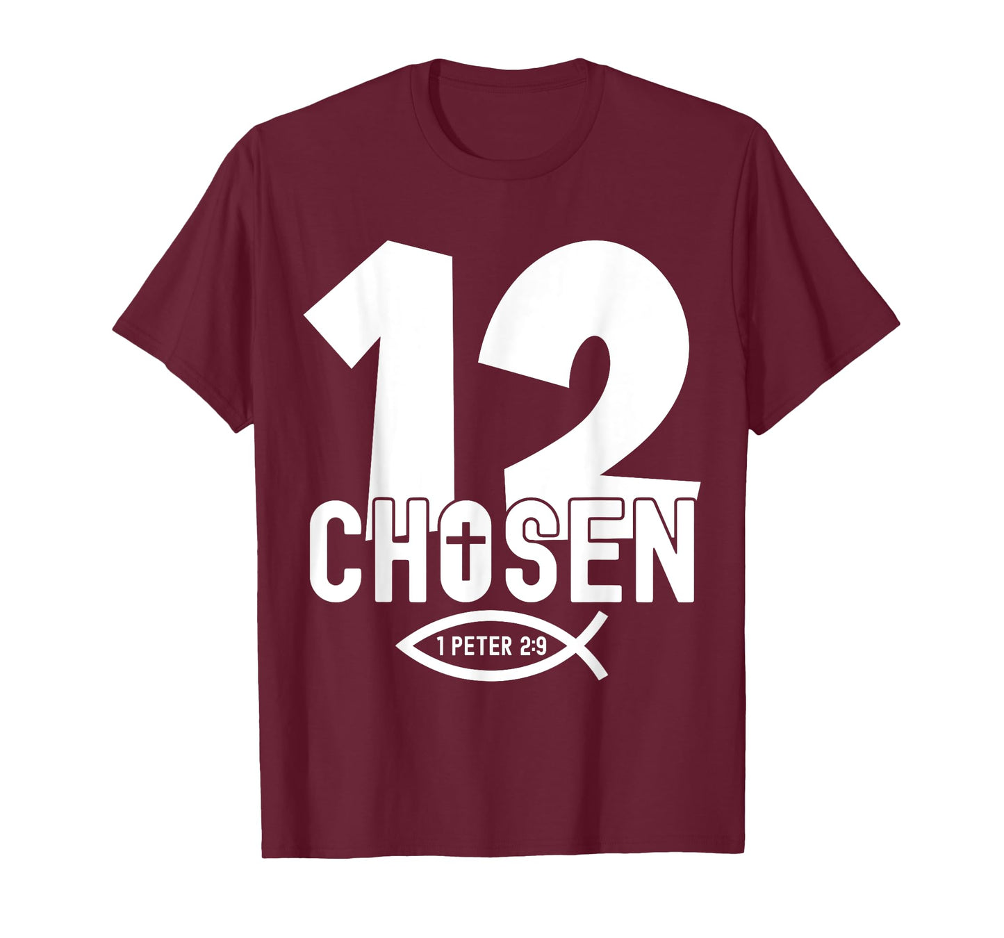 Religious Chosen 12 Years Jesus 12TH Birthday T-Shirt