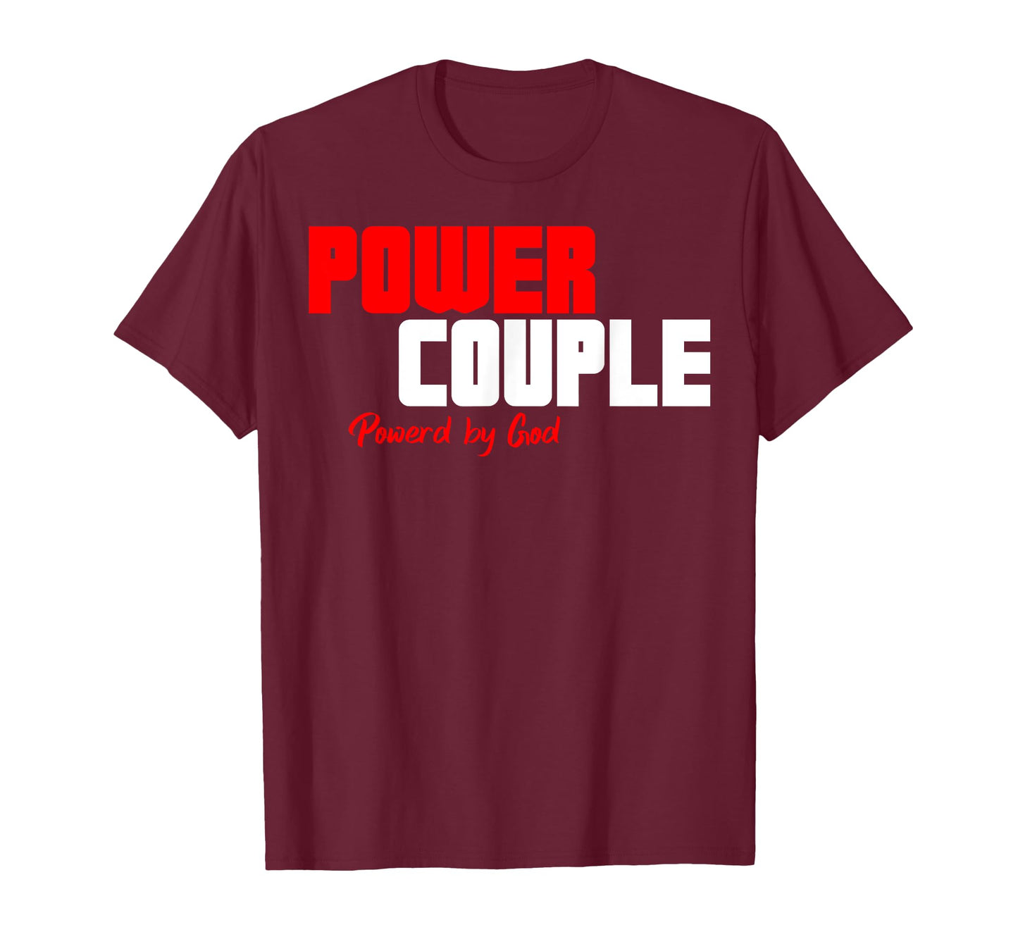 Power Couple Matching Christian Couple Valentine's Day Jesus T-Shirt