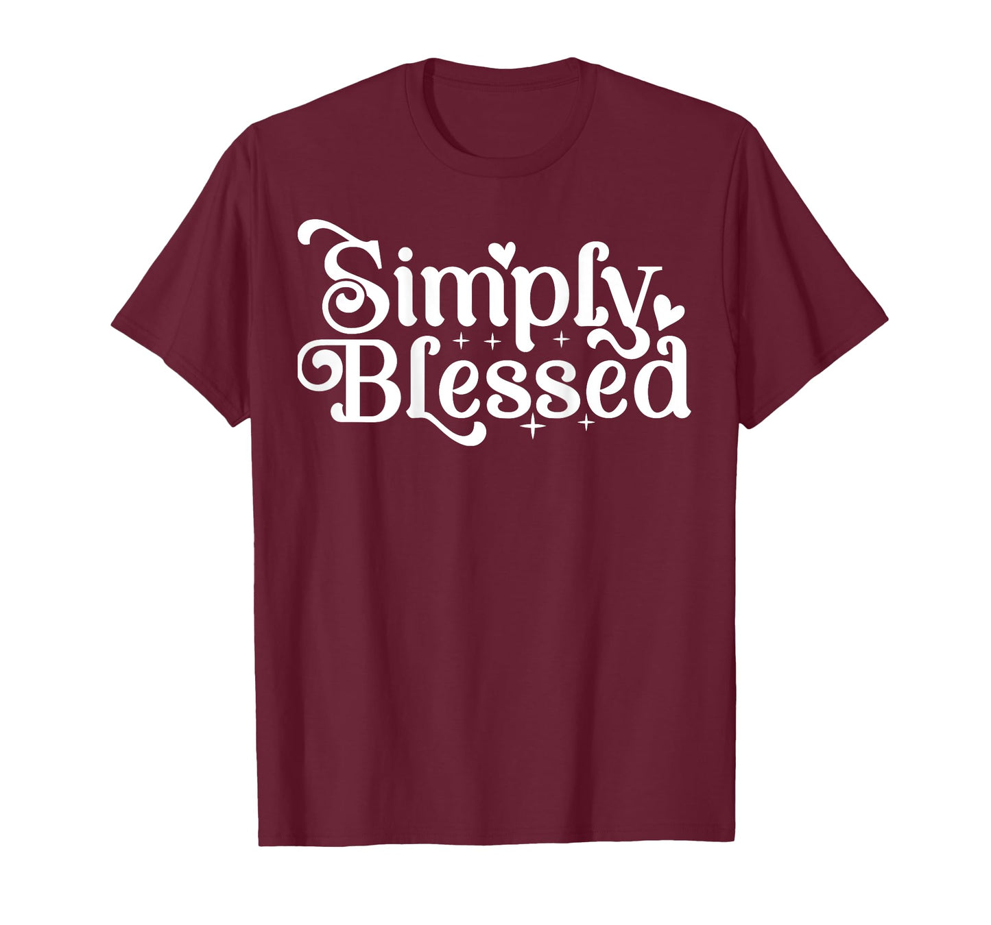 Blessed Beyond Measure Simply Blessed Blessing ART ON BACK T-Shirt