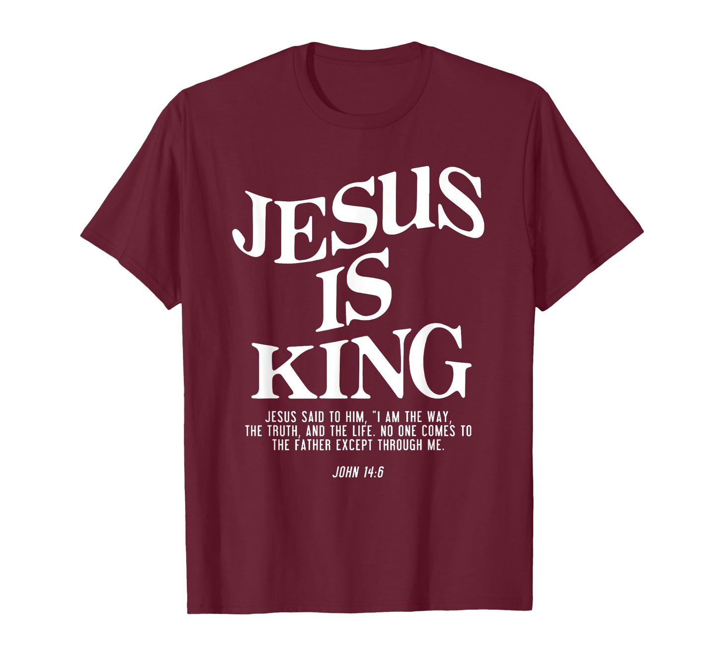 Jesus Is King Jesus John 14:6 Costume Christian Mens Bundle T-Shirt