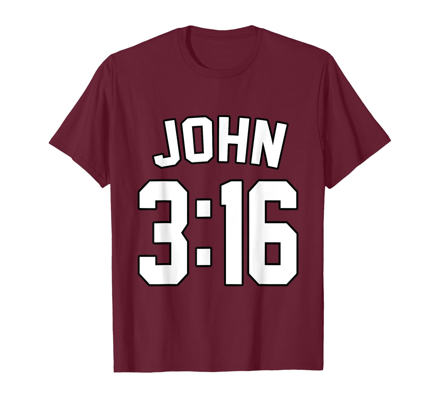 John 3:16 Sports Jersey Christian Faith Motivation Apparel T-Shirt