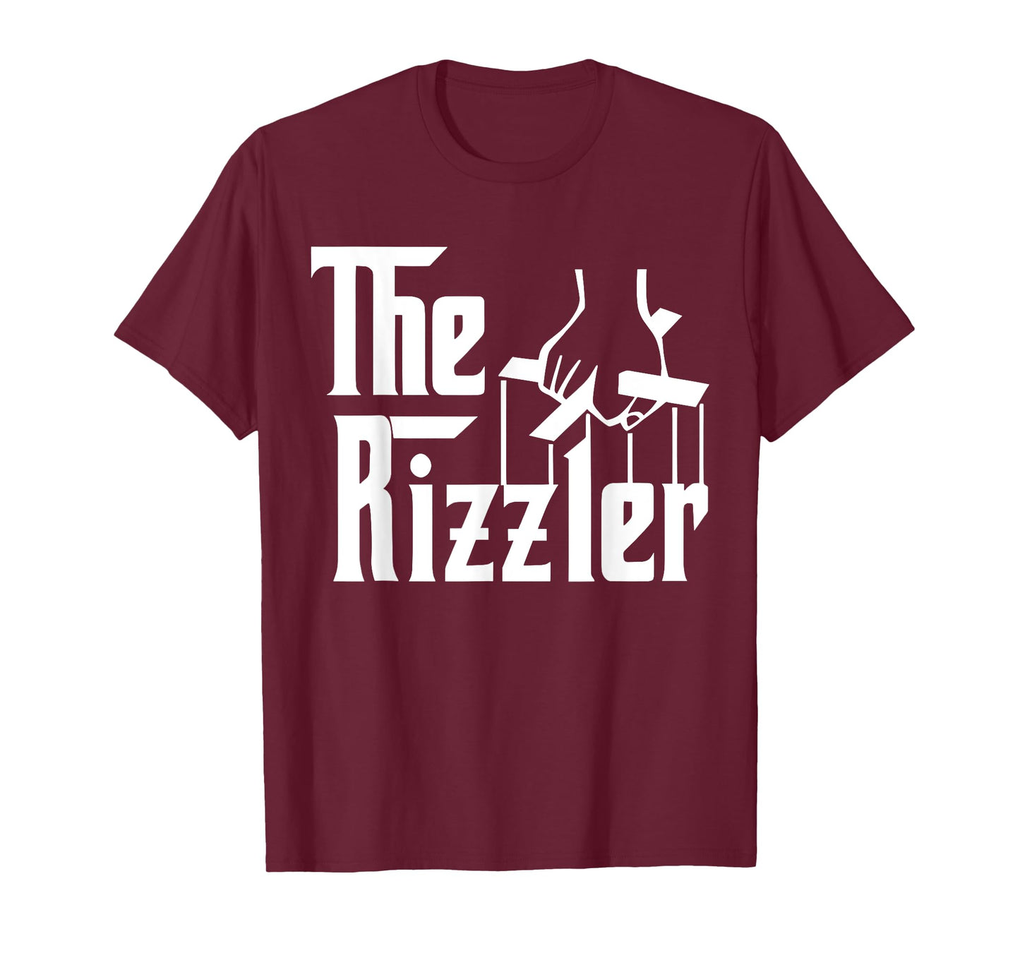 The Funny Rizzler Big Justice Apparel Men Women Unisex-Adults T-Shirt, Black, Small, Short Sleeve, Modern, Graphic T-Shirt