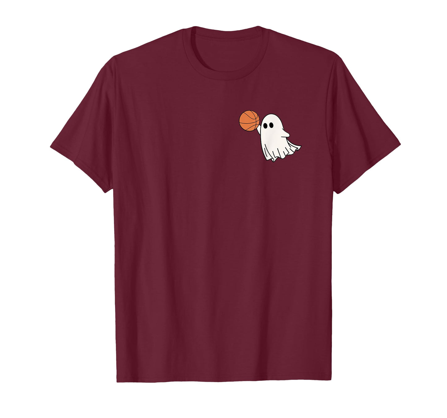 Basketball Halloween Basketball Ghost T-Shirt