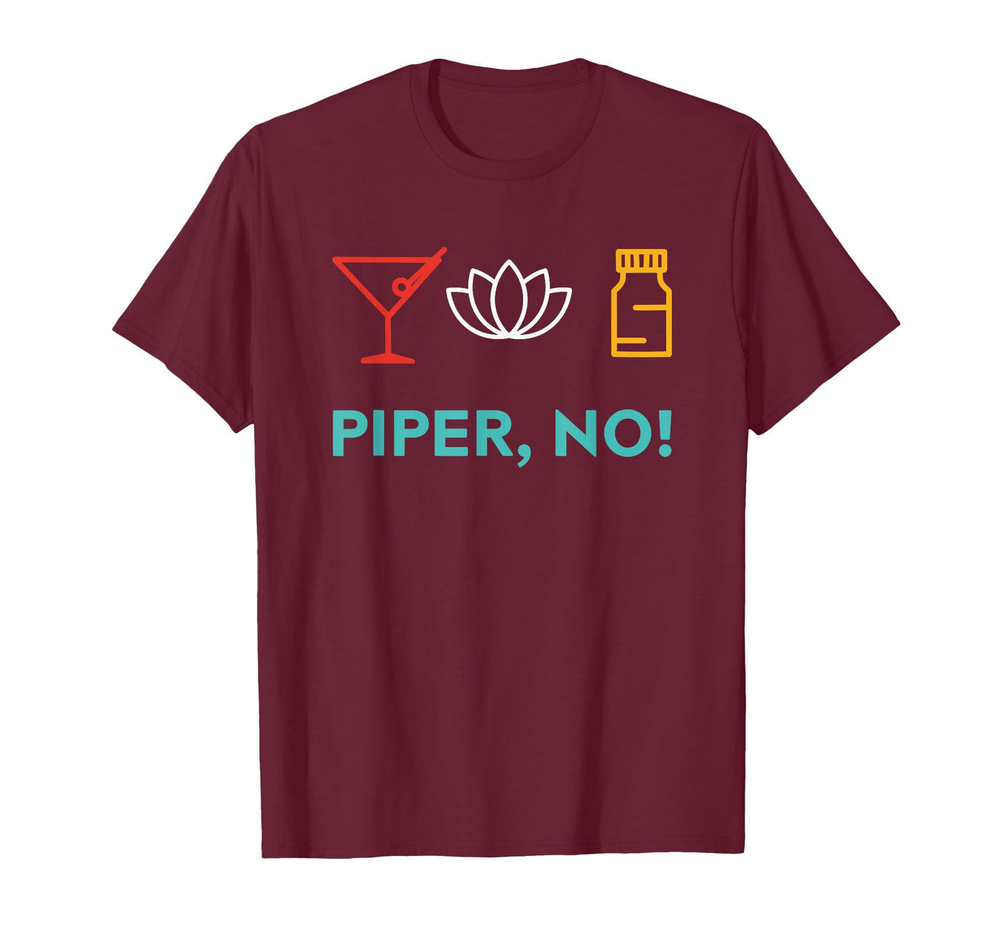 Piper, No Vintage Design T-Shirt