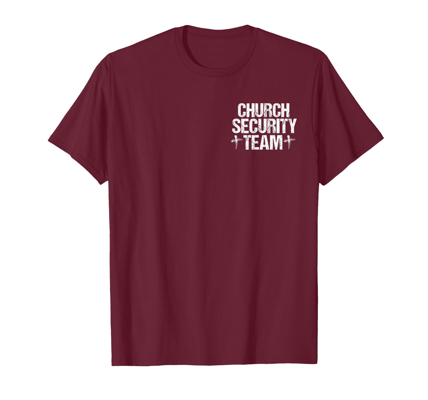 Church Security Team For Jesus Cross Gift Christian T-Shirt