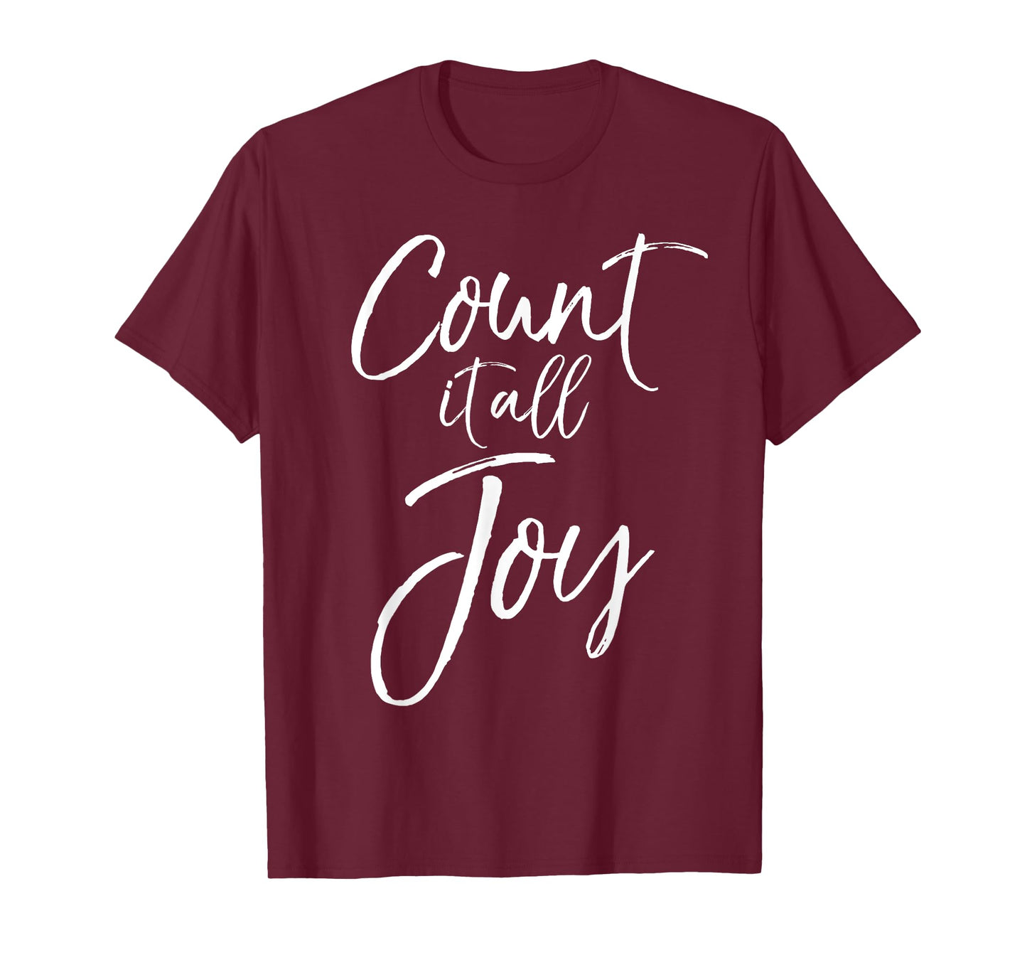 Count it all Joy Shirt Cute Choose Joy Christian Shirt Faith T-Shirt