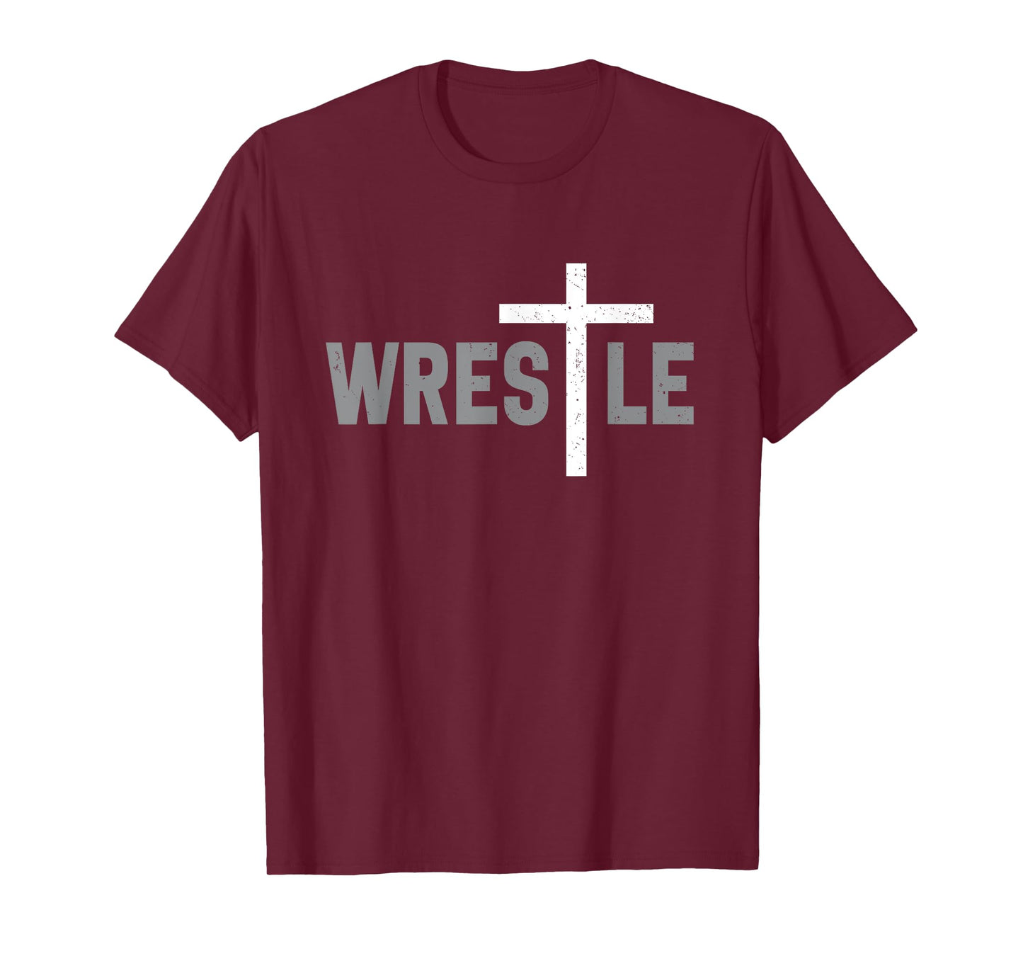 Wrestle Christian Wrestler Cross T-Shirt
